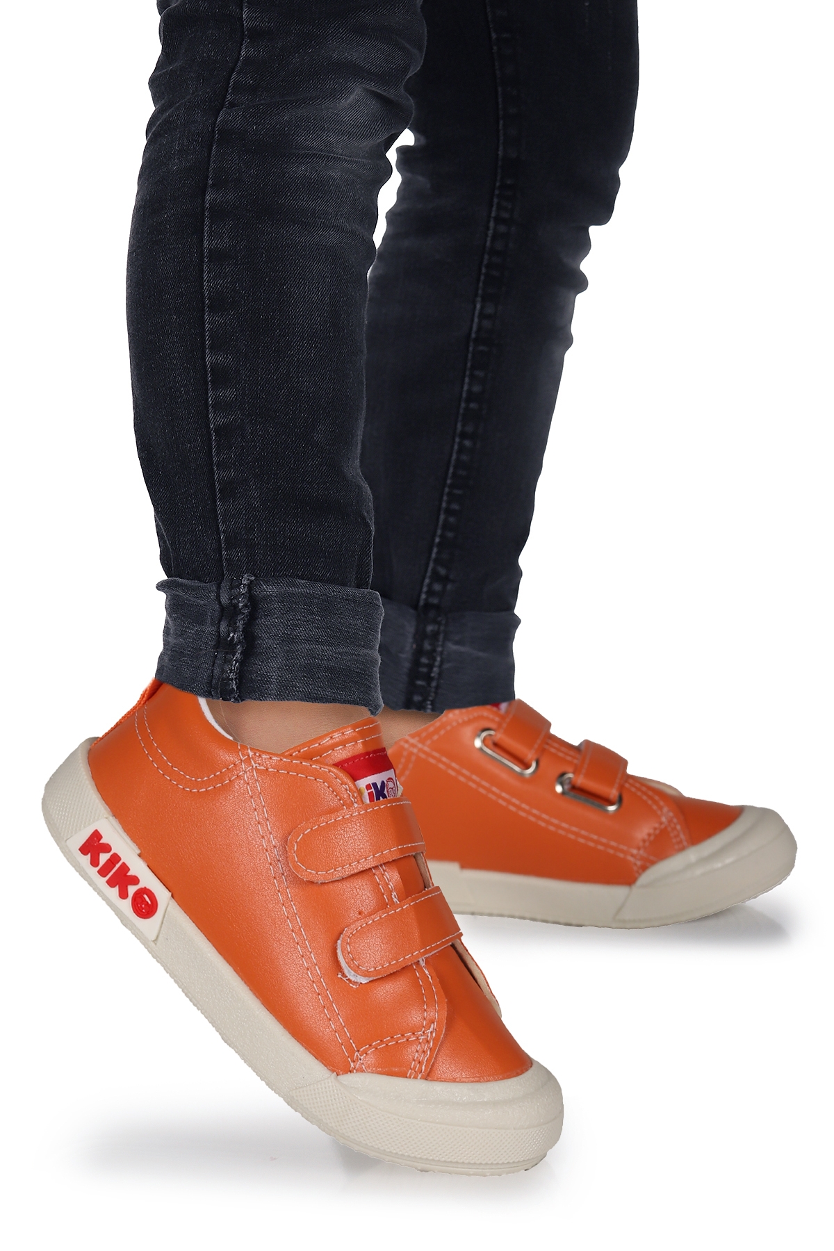 Suba Cırtlı Termo Taban Erkek Çocuk Günlük Spor Ayakkabı Turuncu - Görsel 2