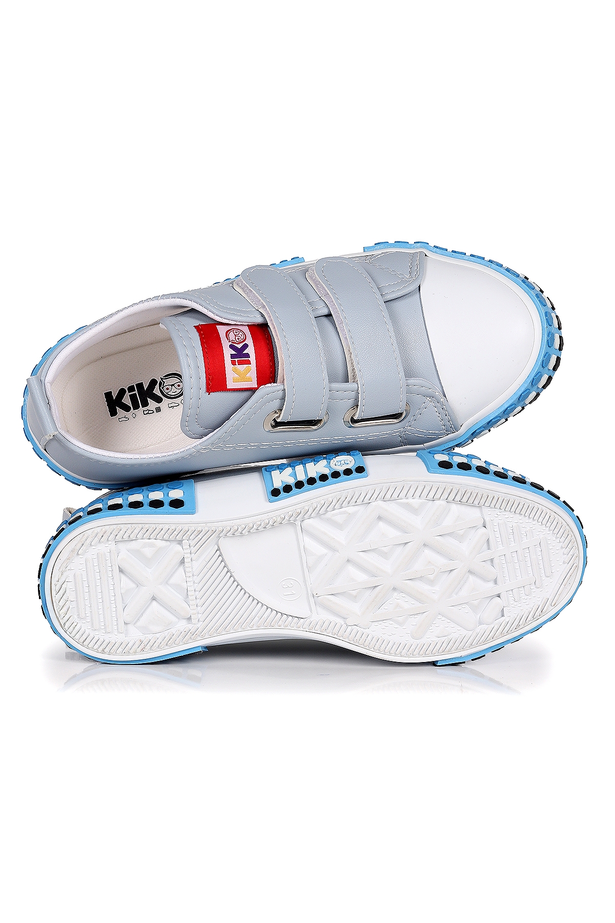 Kach Cırtlı Erkek Bebek Günlük Spor Ayakkabı Mavi - Görsel 6