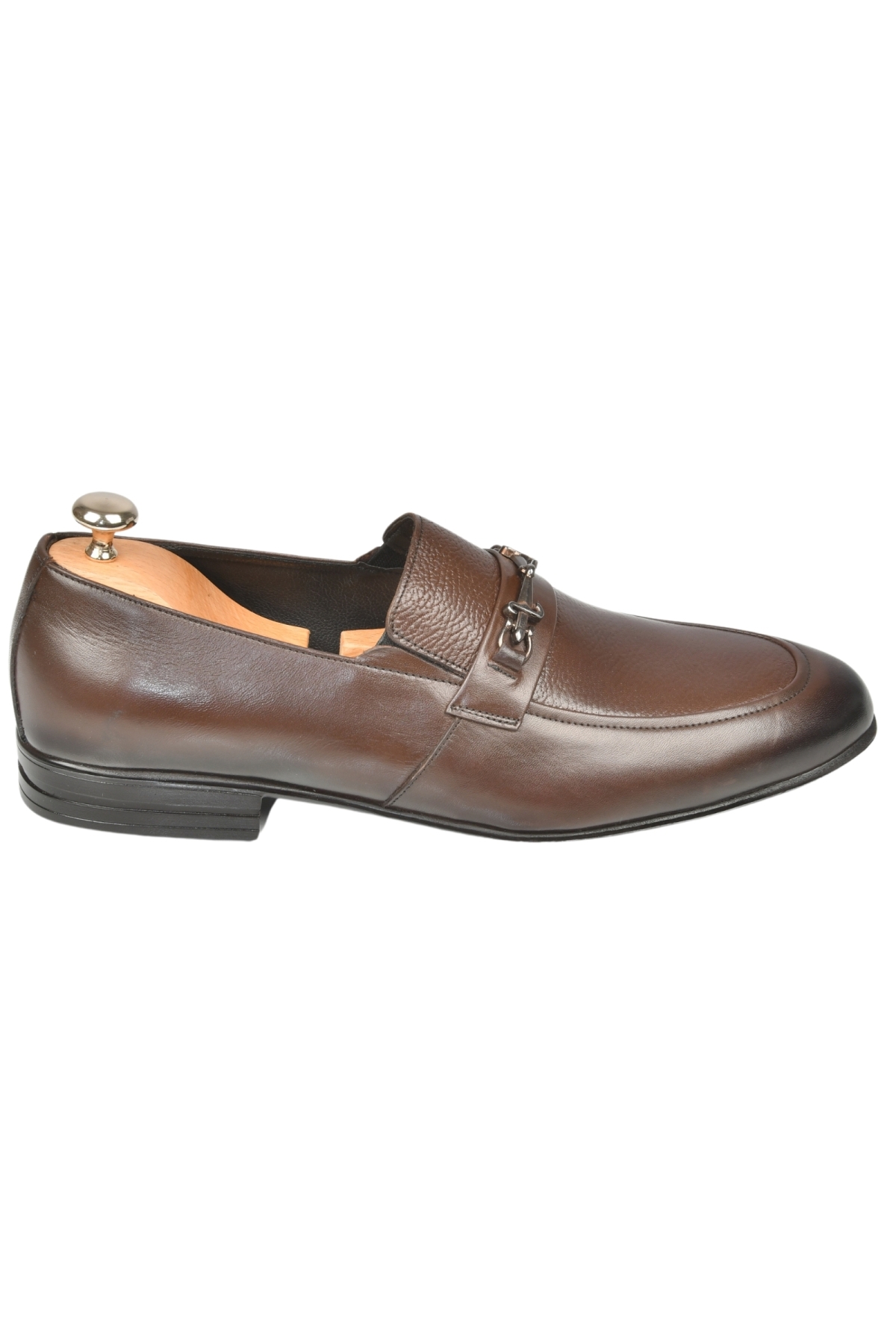 DeepSEA Erkek Kahve Tokalı Hafif Taban Hakiki Deri Klasik Ayakkabı 2509998 - Görsel 2