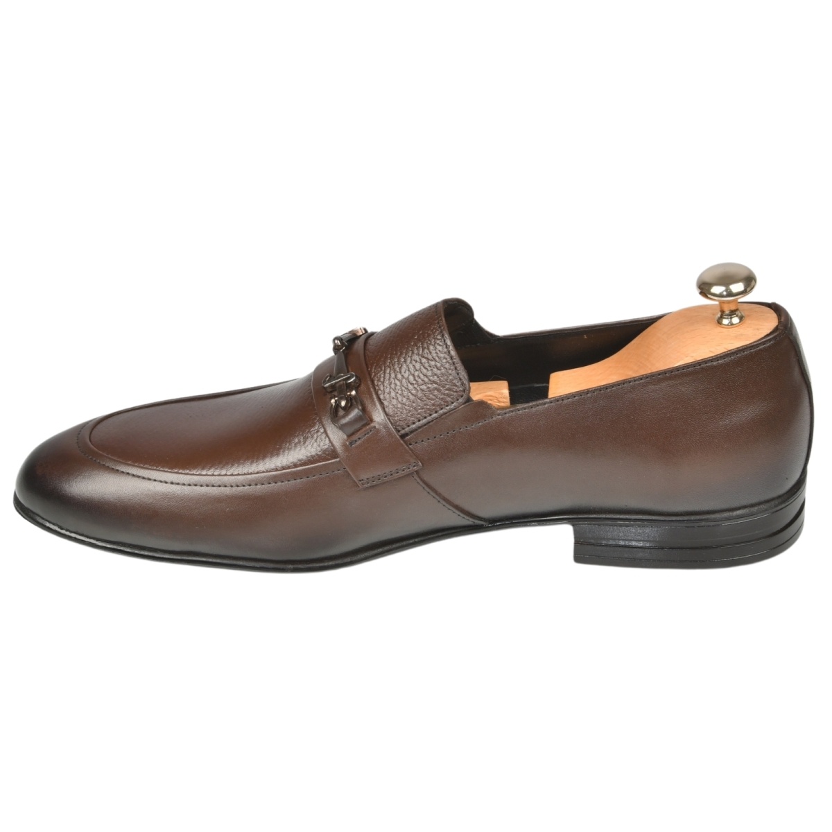 DeepSEA Erkek Kahve Tokalı Hafif Taban Hakiki Deri Klasik Ayakkabı 2509998 - Görsel 7