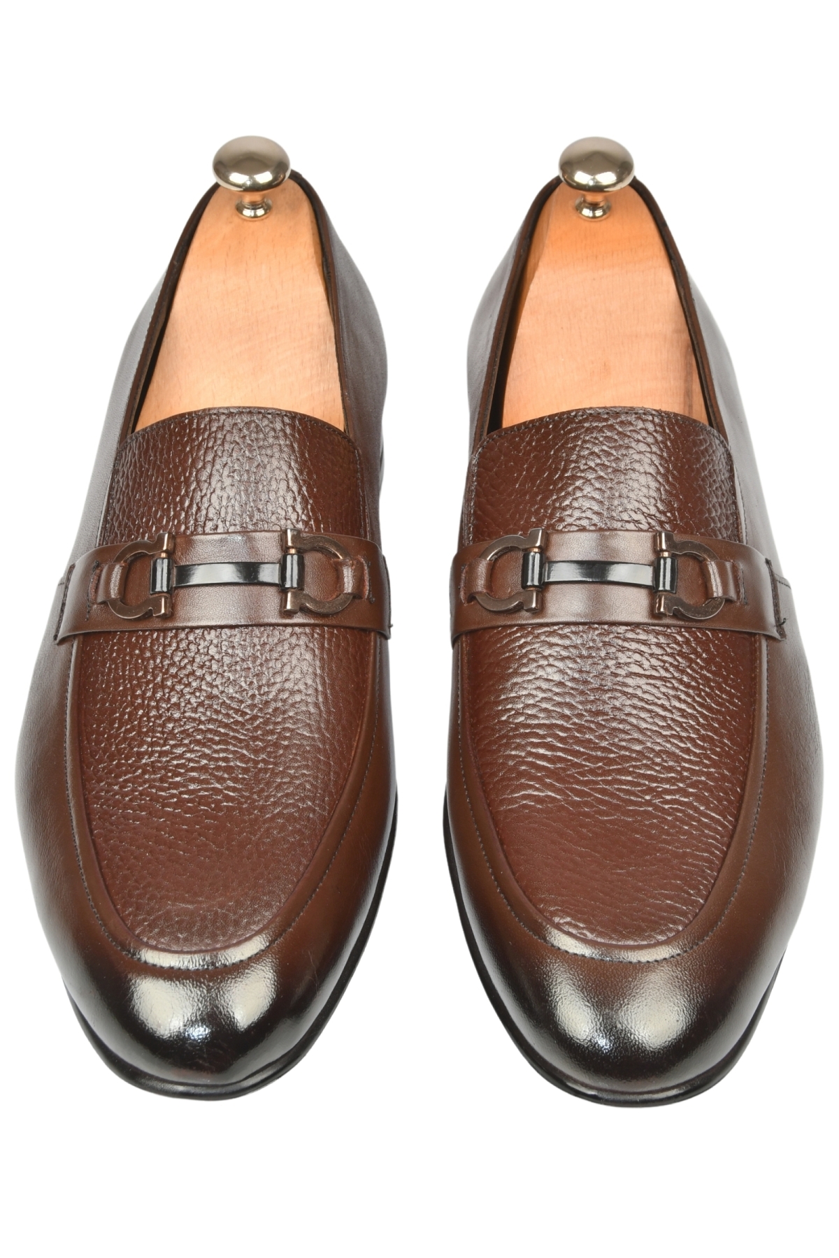 DeepSEA Erkek Kahve Tokalı Klasik Ortopedik Hafif Taban Hakiki Deri Casual Ayakkabı Loafer 2509976 - Görsel 3