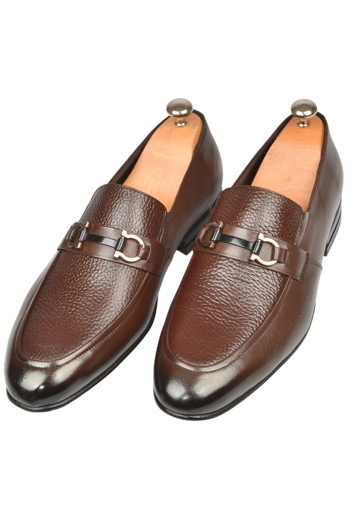 DeepSEA Erkek Kahve Tokalı Klasik Ortopedik Hafif Taban Hakiki Deri Casual Ayakkabı Loafer 2509976 - Görsel 7