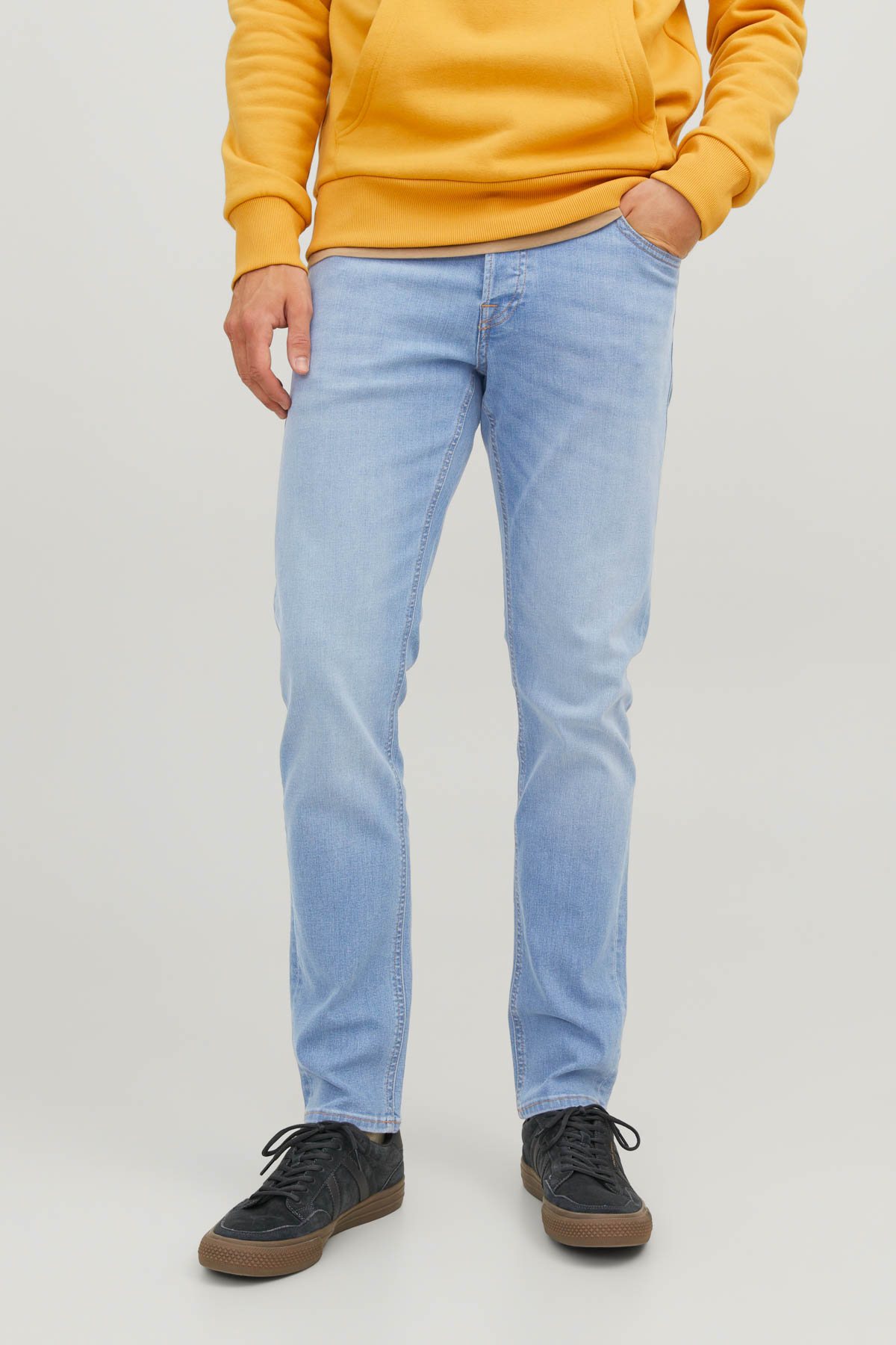 JJIGLENN JJORIGINAL SQ 33 Mavi Erkek Jean Pantolon