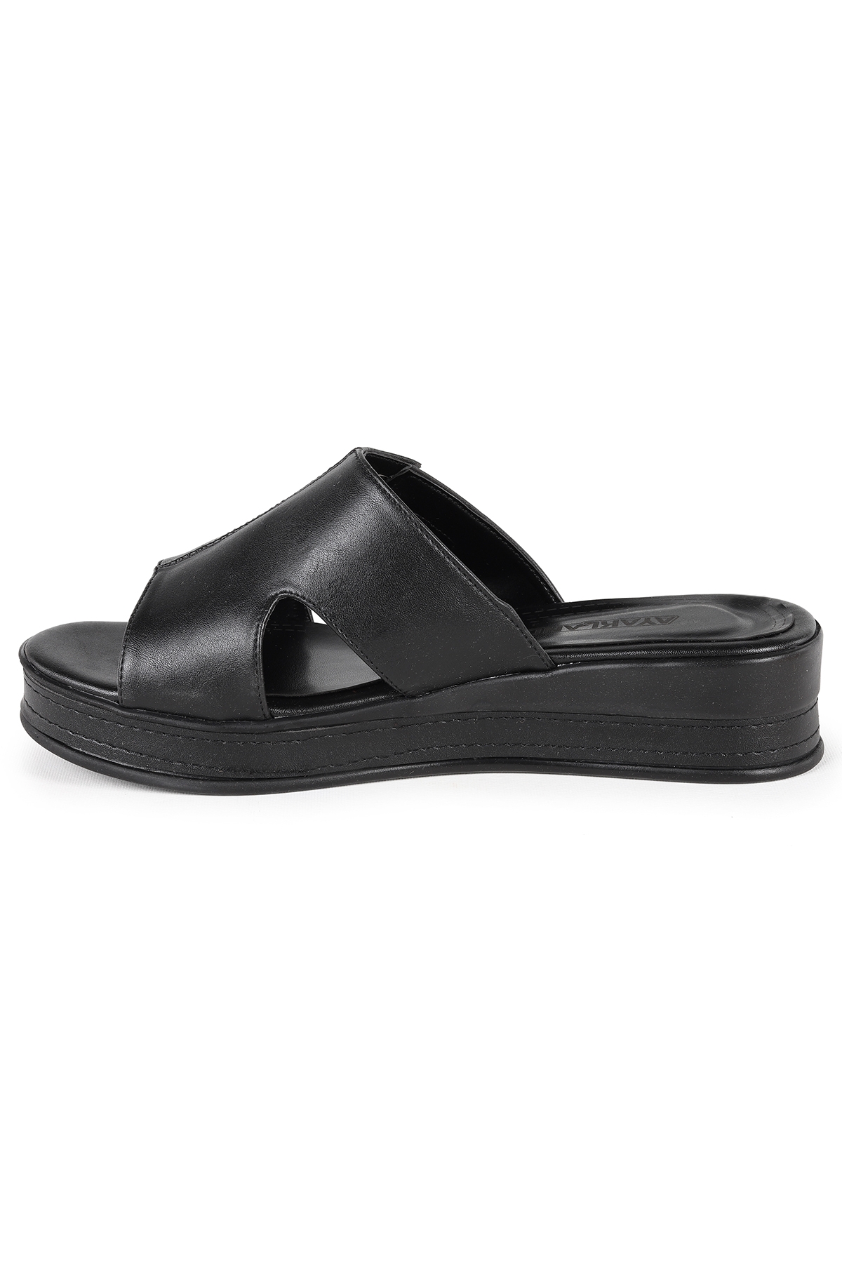 Cırtlı Günlük Kadın Terlik Plt 164 Siyah - Görsel 6