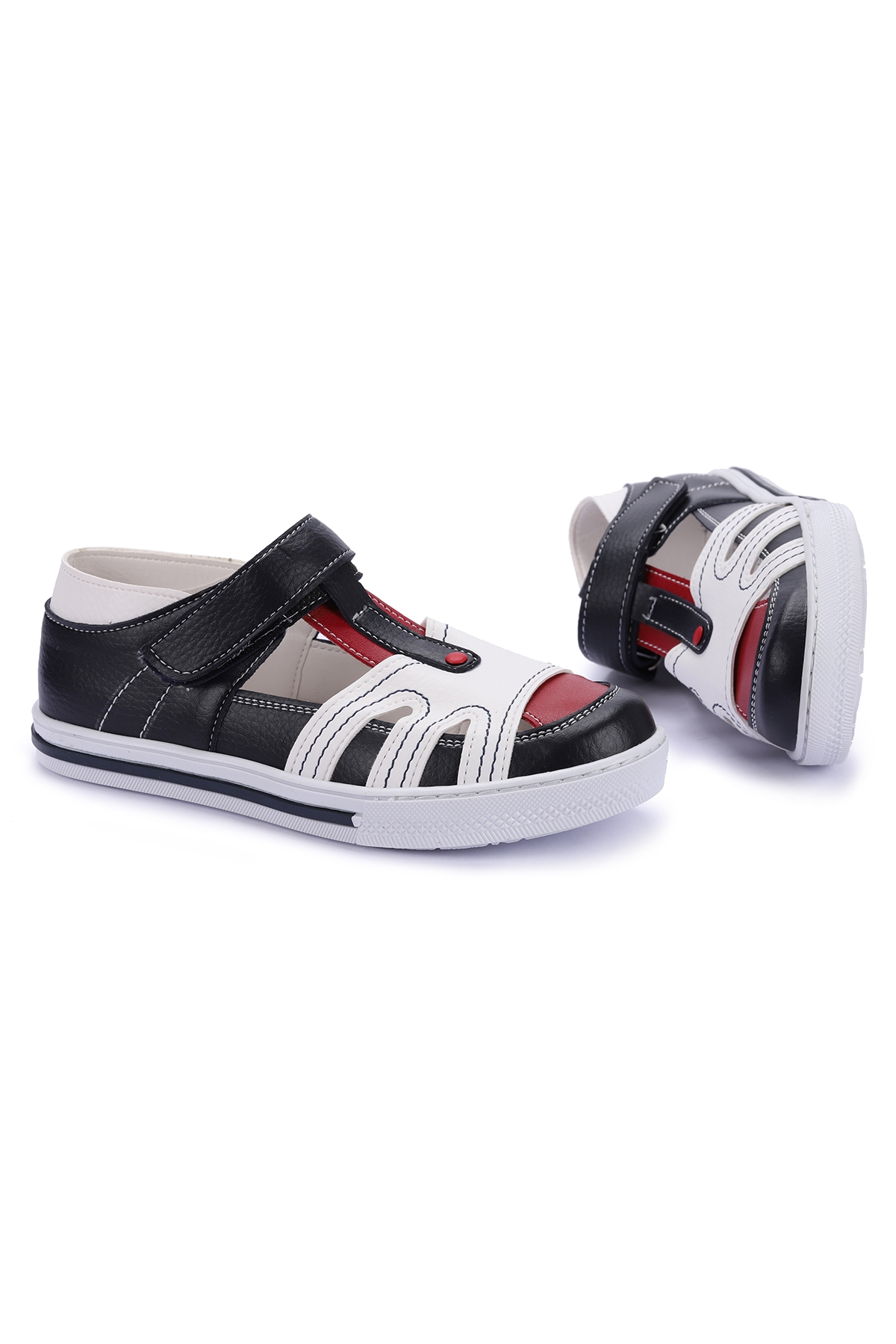 Erkek Çocuk Sandalet Şb 26382805-06 Lacivert - Kırmızı - Görsel 5