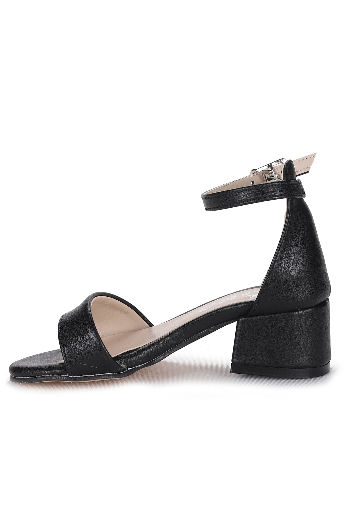 Sheila Cilt Günlük Kız Çocuk 4 Cm Topuklu Sandalet Abiye Ayakkabı Siyah - Görsel 6
