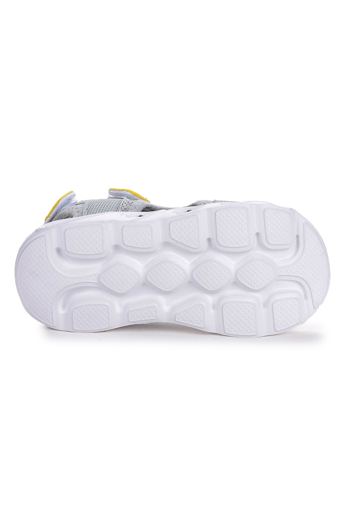 Tisu Işıklı Erkek Çocuk Cırtlı Sandalet Ayakkabı Açık Gri - Görsel 6