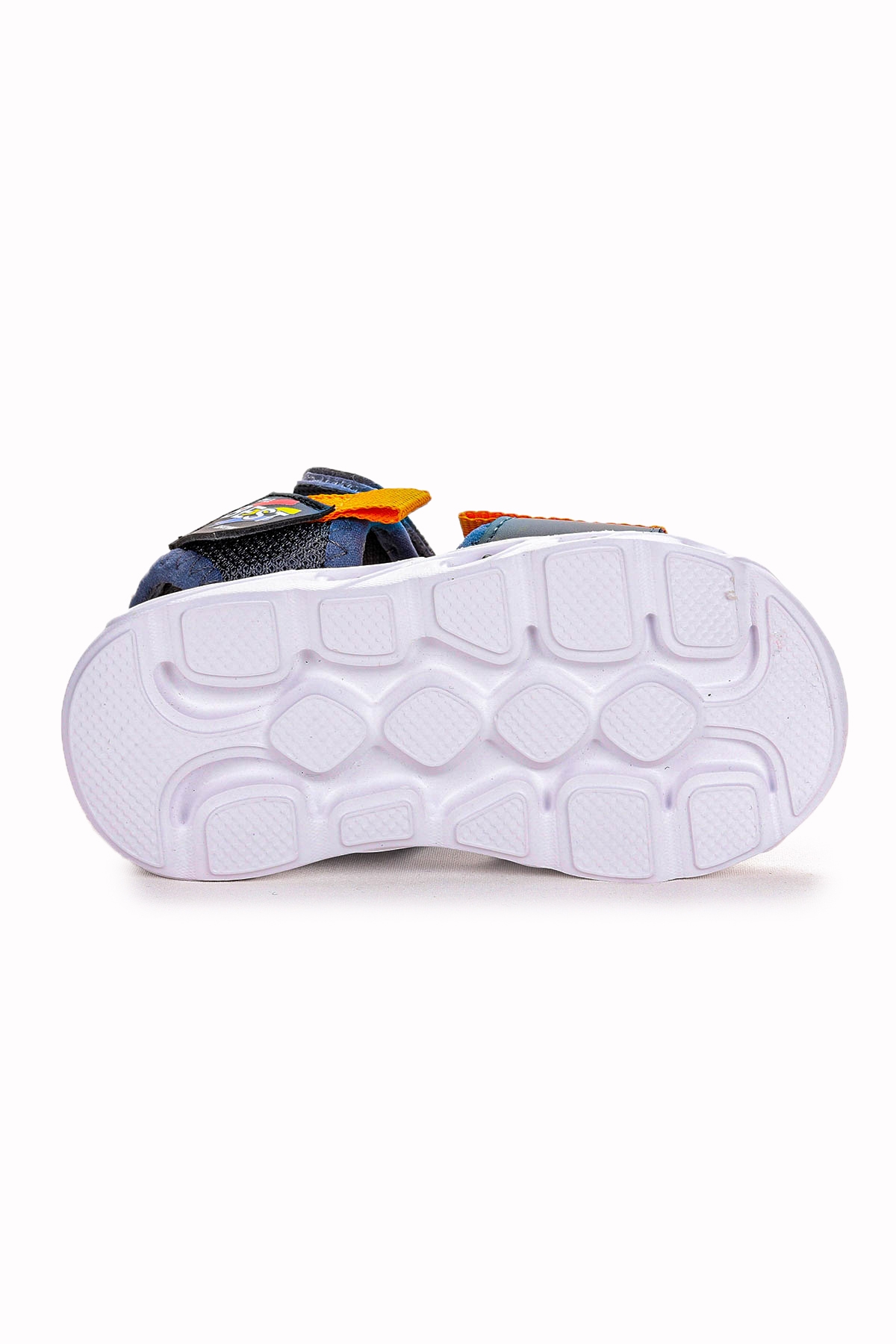 Best Işıklı Kız/Erkek Çocuk Cırtlı Sandalet Ayakkabı Füme - Görsel 6