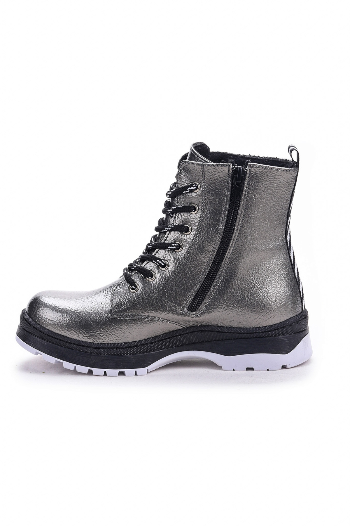 Capsule kırışık Taşlı Termo Taban Kız Çocuk Bot Platin - Görsel 6