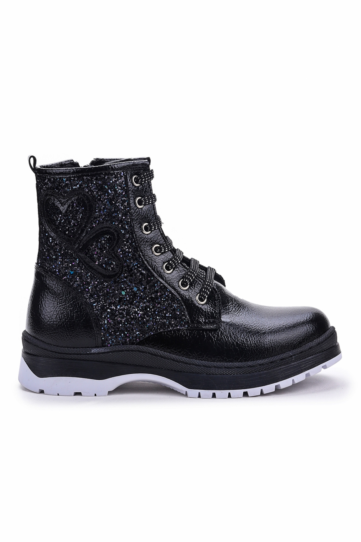 Pine Vakko Termo Taban Kız Çocuk Bot Ayakkabı Siyah - Görsel 5