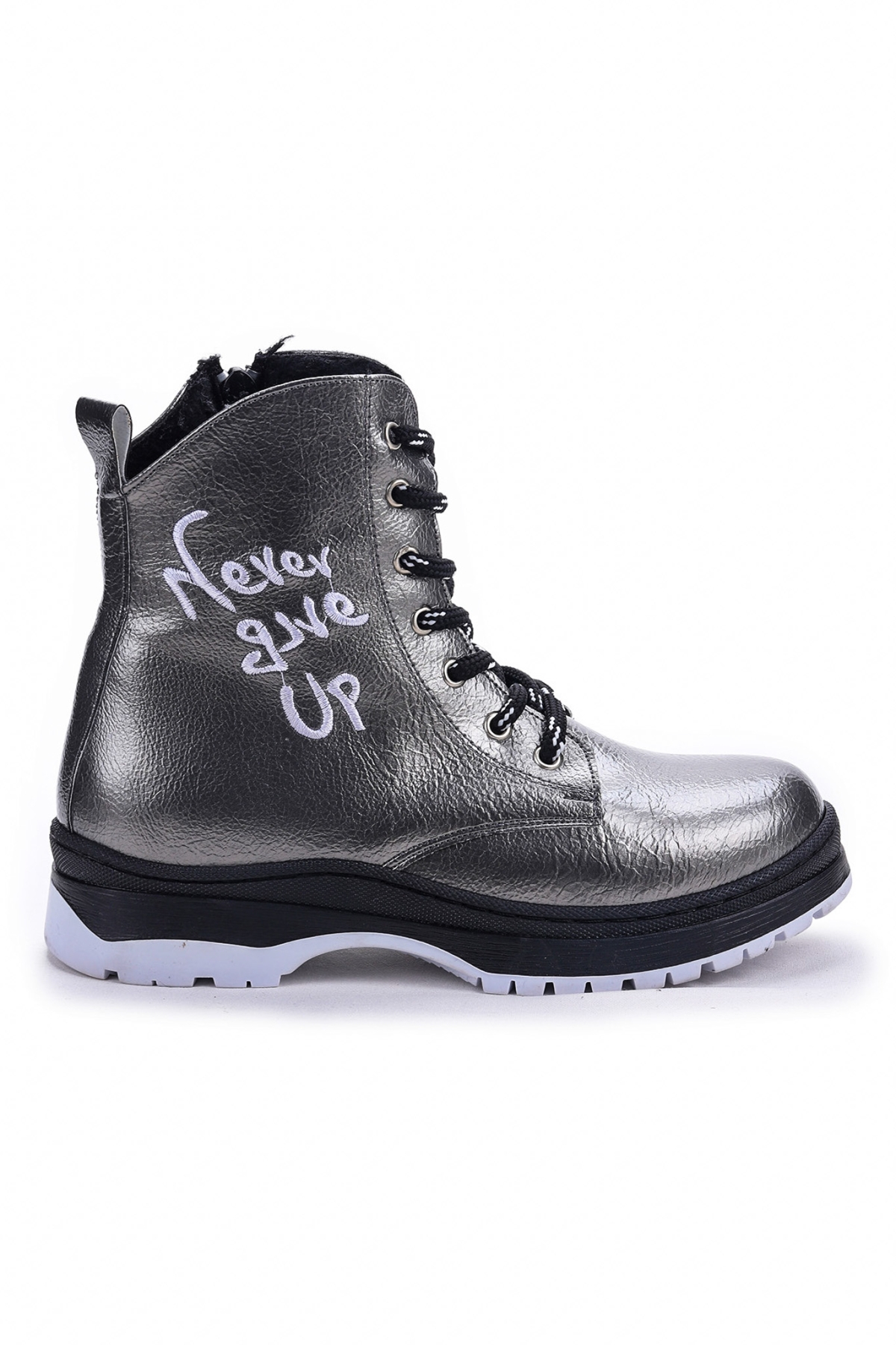Never Çatlak Termo Taban Kız Çocuk Bot Platin - Görsel 5