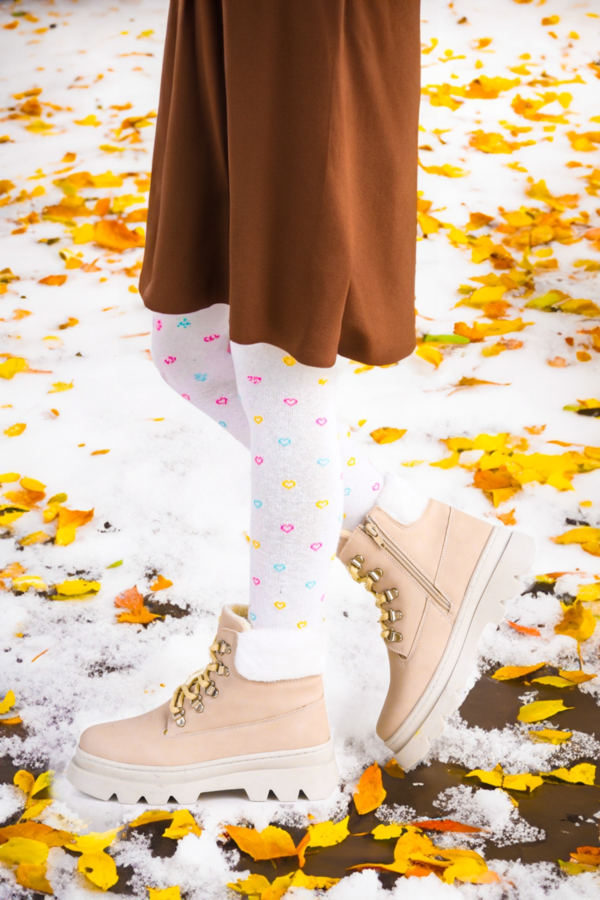 Kiko Kids Kiko Kids Edu Günlük Fermuarlı Kız Çocuk Bot Ayakkabı Bej | Flo Bej - 3. görsel