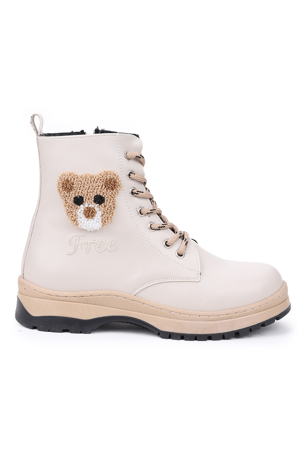 Teddy Cilt Termo Taban Kız Çocuk Bot Bej - Görsel 5