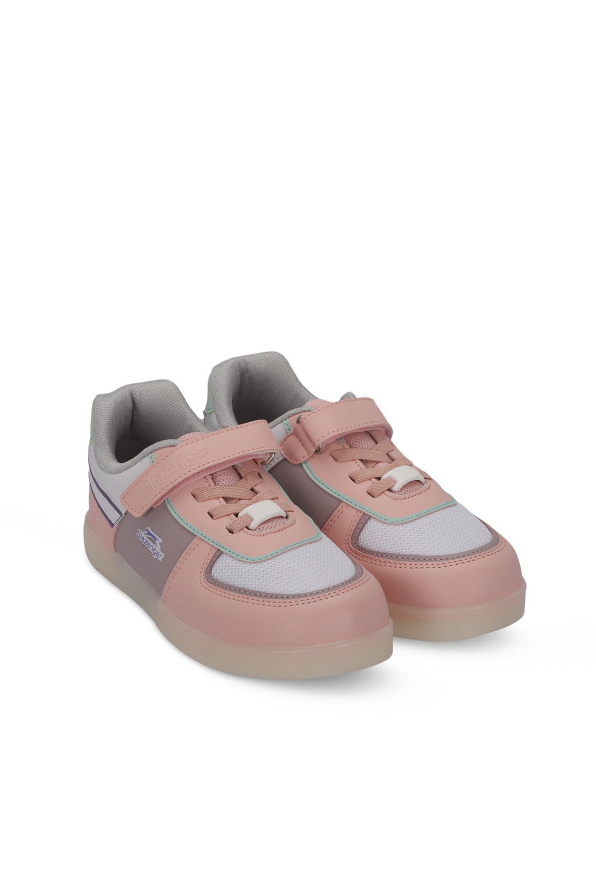 PERLE Kız Çocuk Sneaker Ayakkabı Beyaz / Pembe - Görsel 3