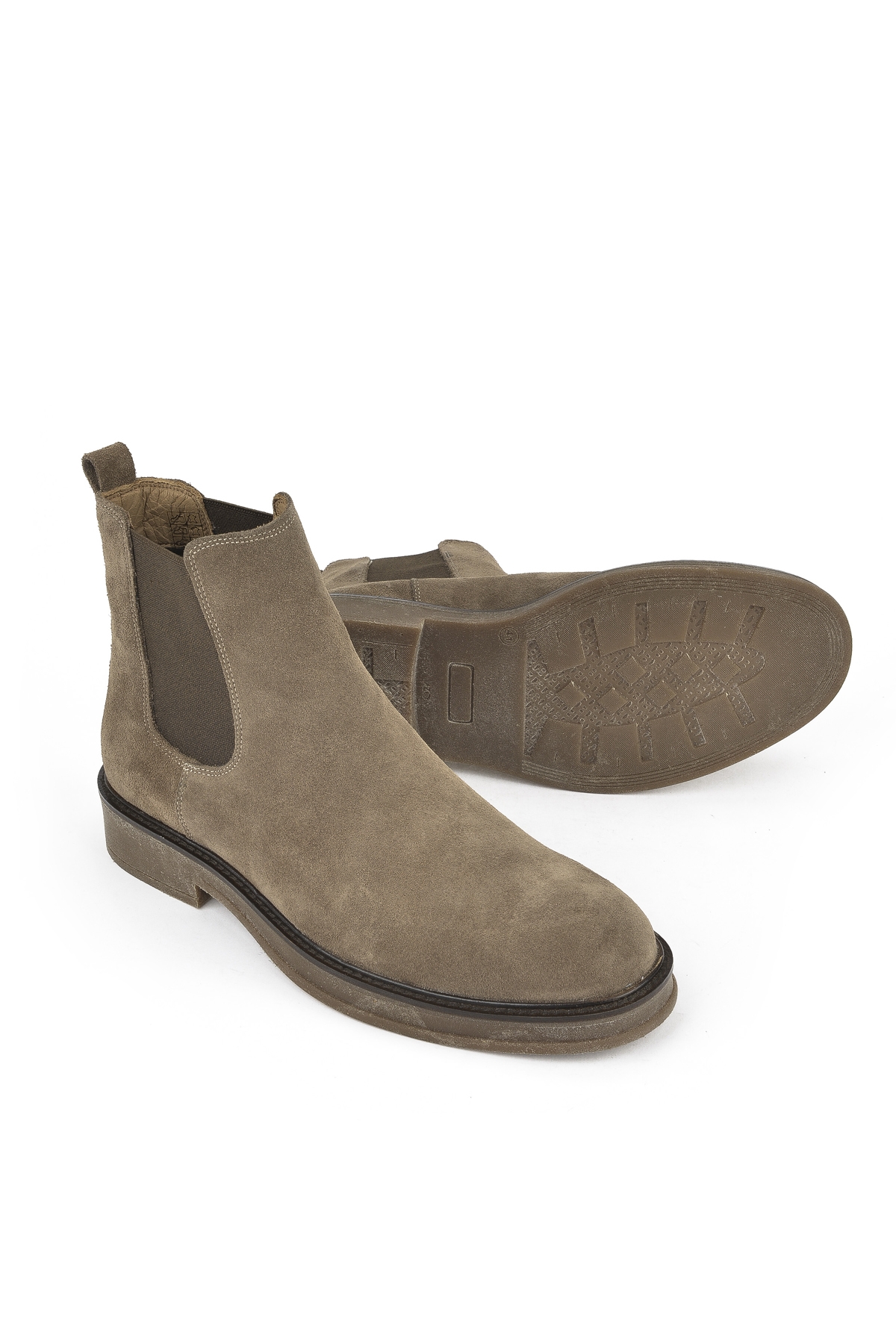 Erkek Hakiki Deri Bot 1431043Z029 Vizon - Görsel 5