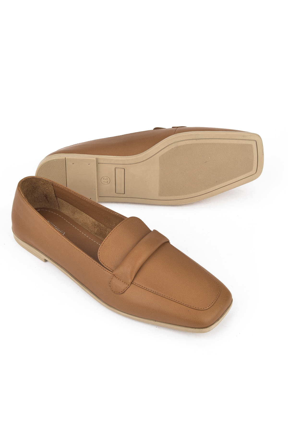 Hakiki Deri Kadın Ayakkabı 1511044Z202 Taba - Görsel 5