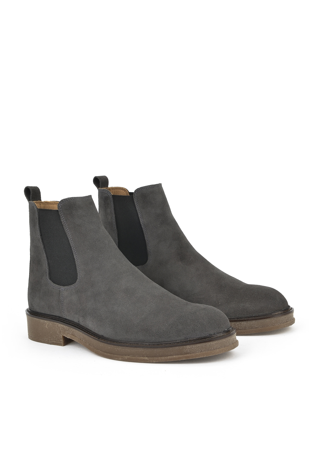 Erkek Hakiki Deri Bot 1431043Z029 Antrasit - Görsel 3