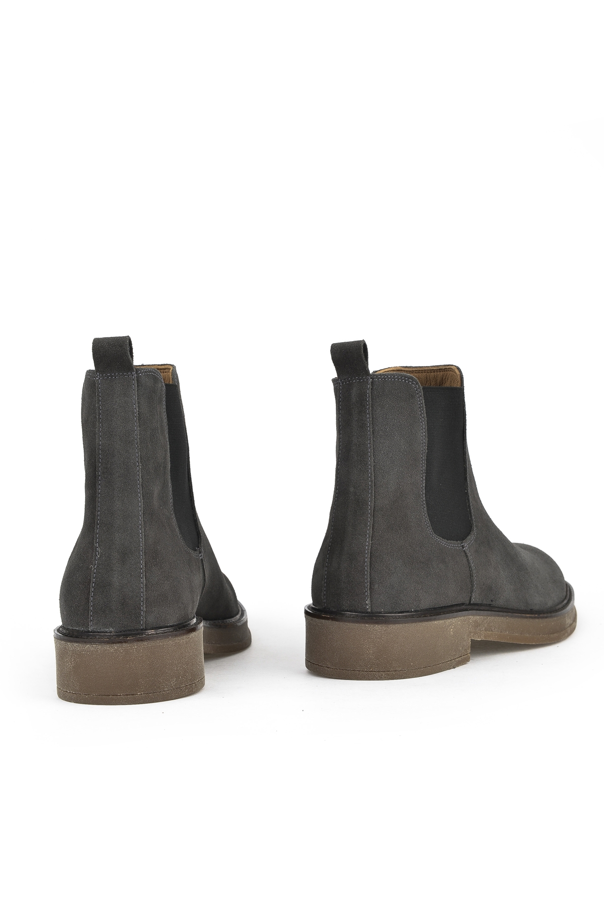 Erkek Hakiki Deri Bot 1431043Z029 Antrasit - Görsel 4