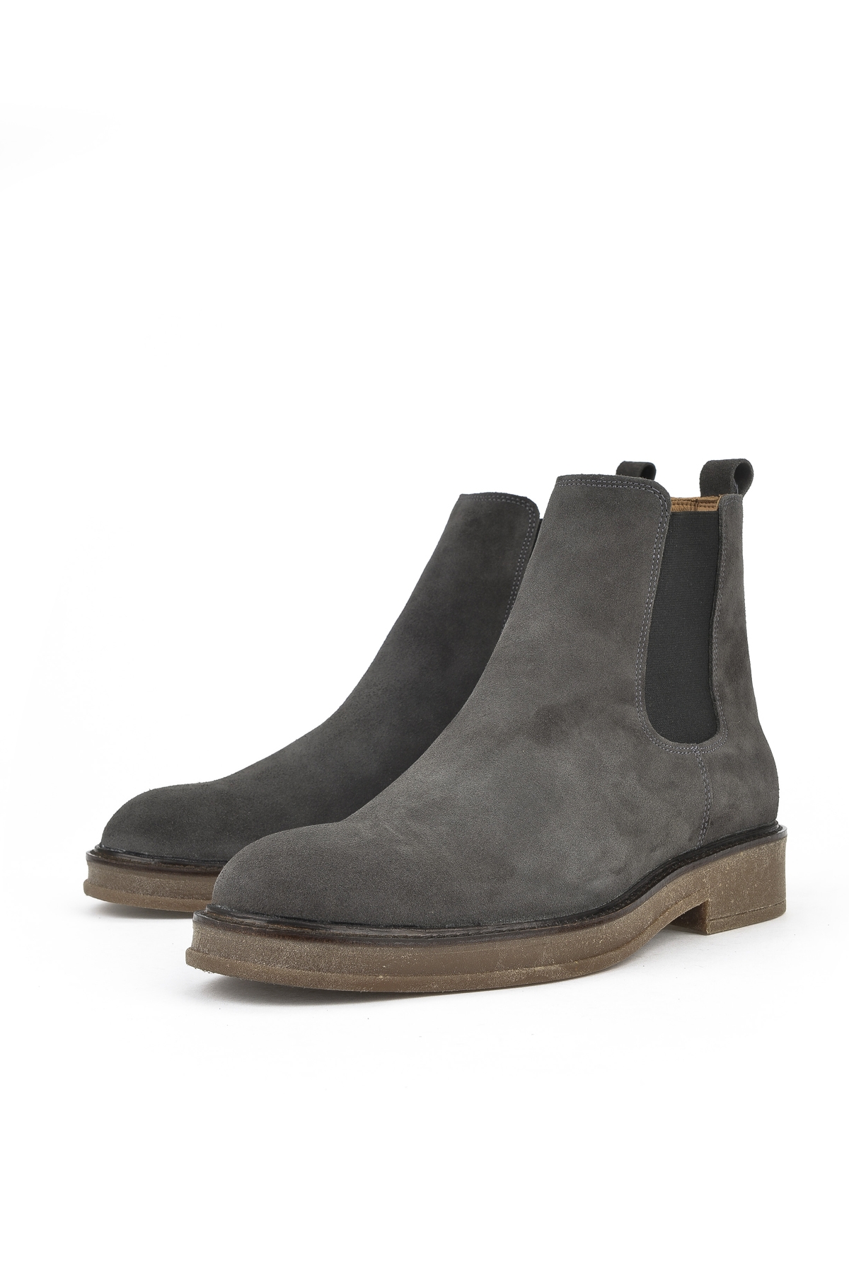 Erkek Hakiki Deri Bot 1431043Z029 Antrasit - Görsel 6