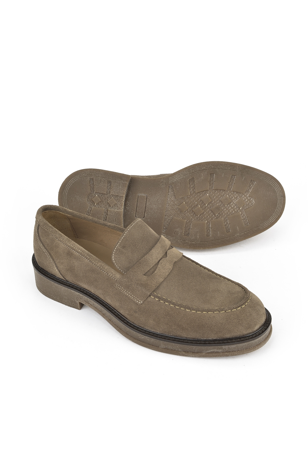 Erkek Hakiki Deri Ayakkabı 1431043Z0212 Vizon - Görsel 5