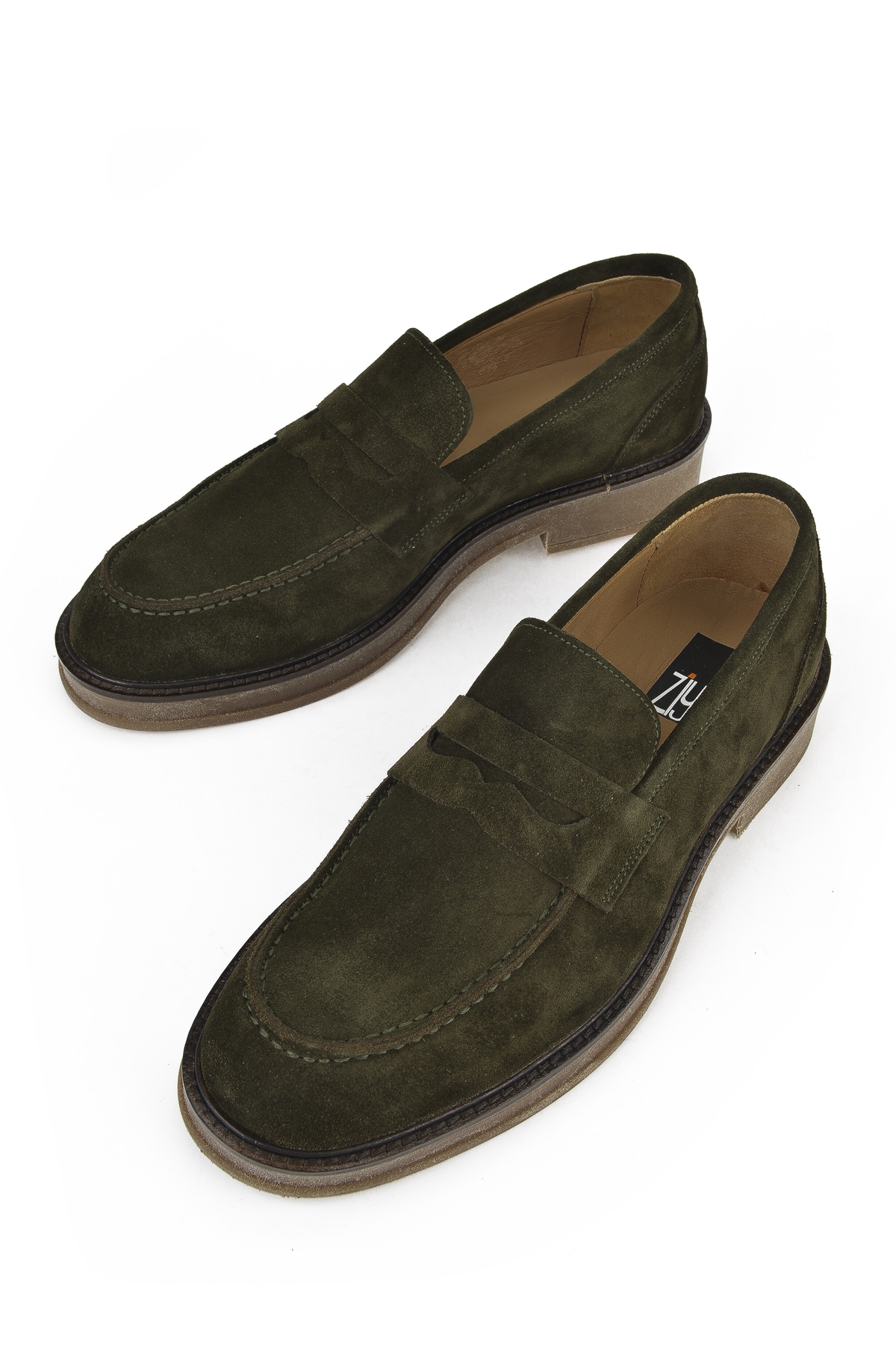 Erkek Hakiki Deri Ayakkabı 1431043Z0212 Haki - Görsel 6