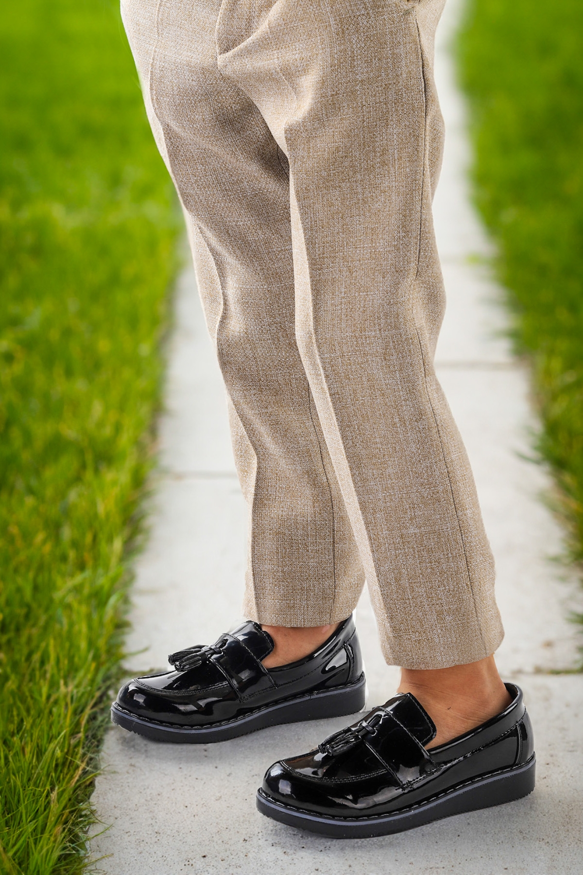 Cision Rugan Papyonlu Erkek Çocuk Okul Sünnet Ayakkabısı Siyah - Görsel 2