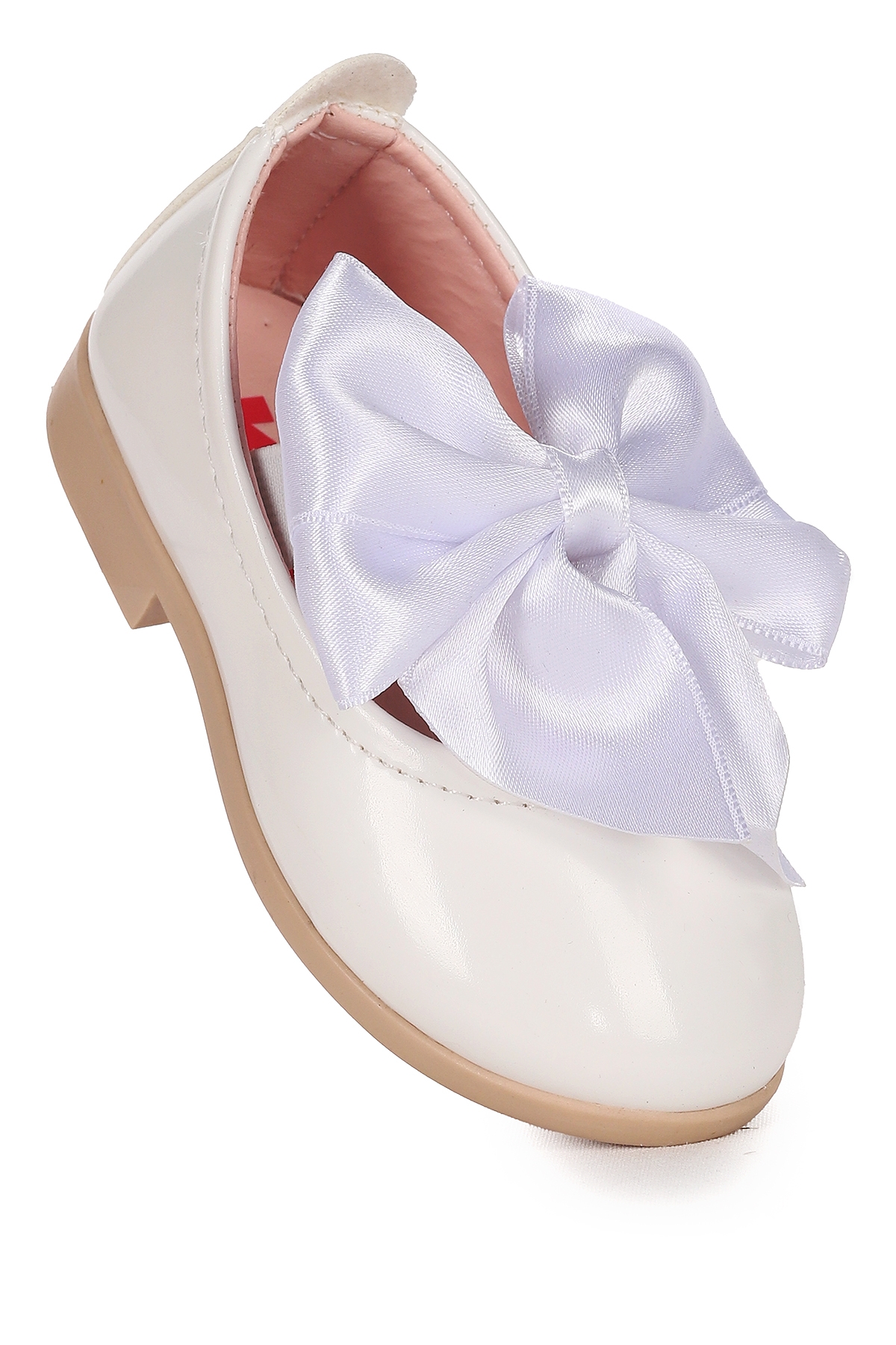 Kiko Kids Kiko Kids Tari Fiyonk Lastikli Kız Bebek Babet Ayakkabı Beyaz | Flo Beyaz - 4. görsel