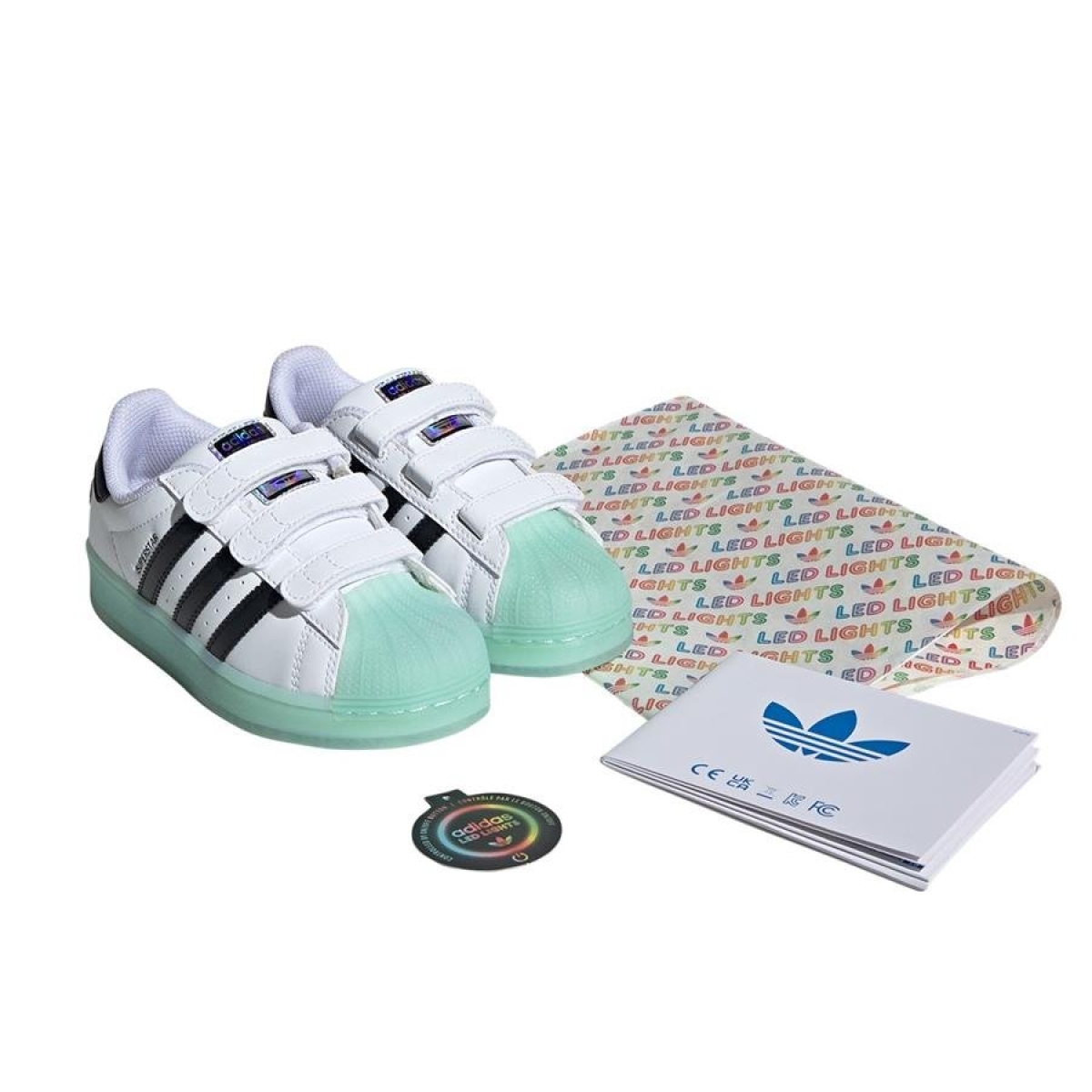 SUPERSTAR LED LIGHTS CF C Unisex Çocuk Sneaker IG7004 - Görsel 3