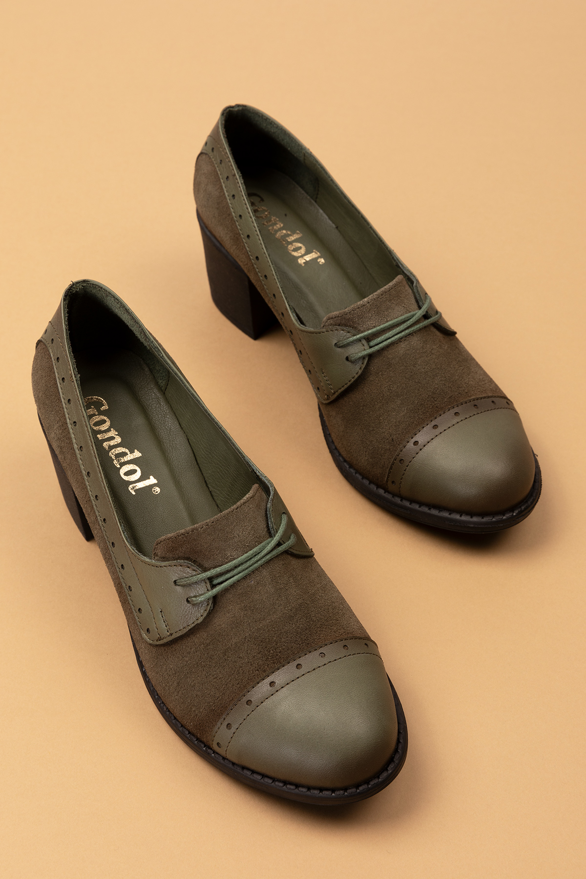 Gondol Kadın Hakiki Deri Rahat Topuklu Ayakkabı anl.7078 - Görsel 5