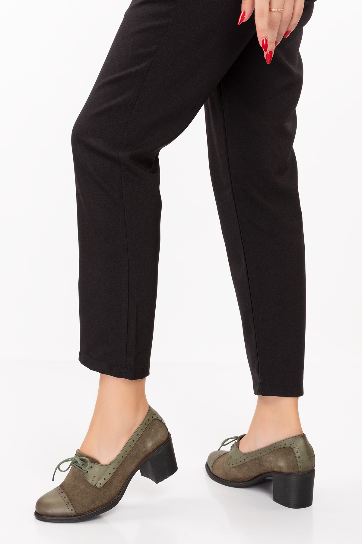 Gondol Kadın Hakiki Deri Rahat Topuklu Ayakkabı anl.7078 - Görsel 6