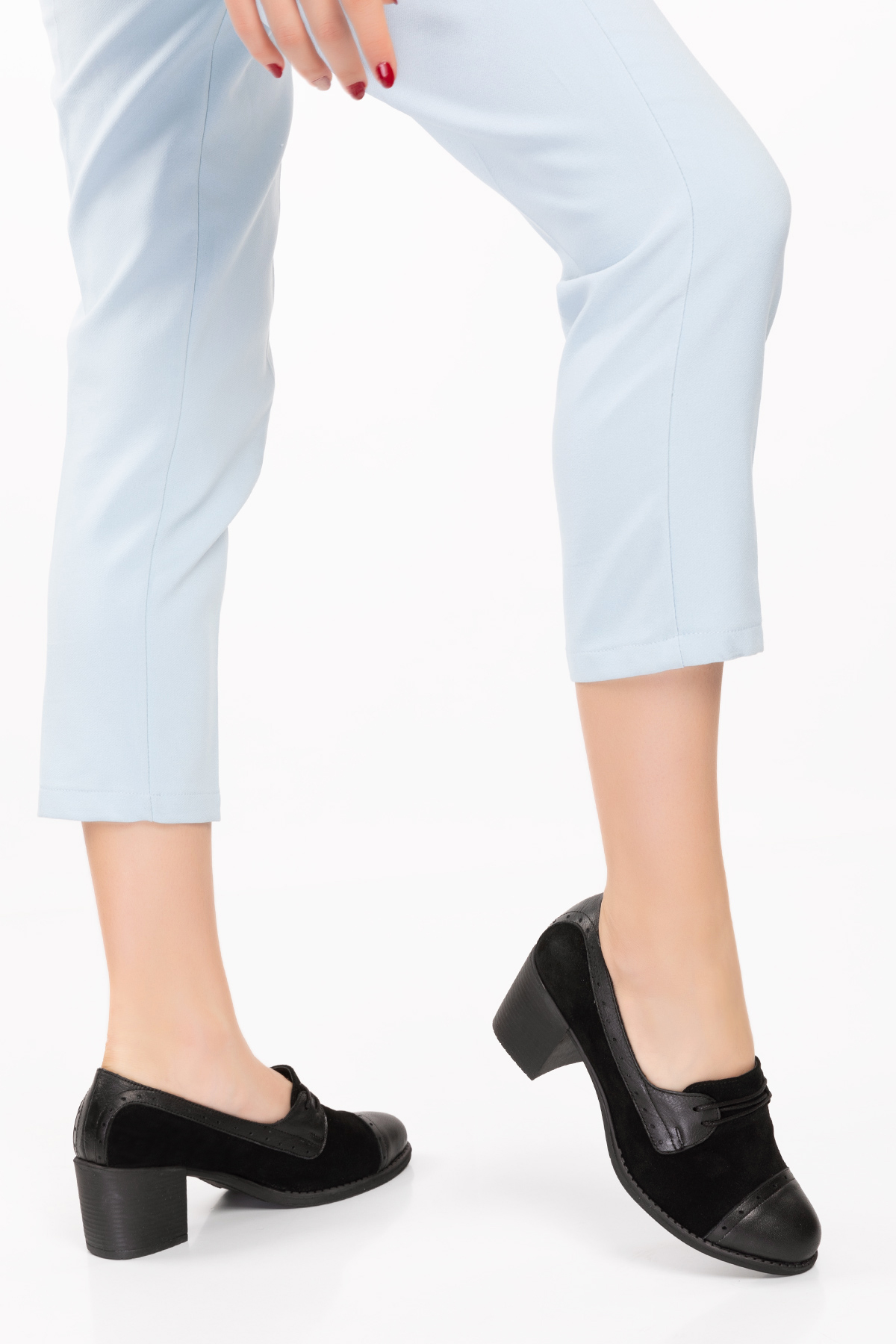 Gondol Kadın Hakiki Deri Rahat Topuklu Ayakkabı anl.7078 - Görsel 8