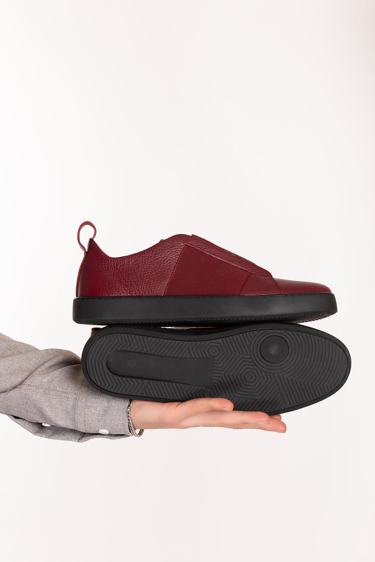 Gondol Erkek Hakiki Deri Lastikli Kolay Giyim Ayakkabı tx.7740 - Görsel 5