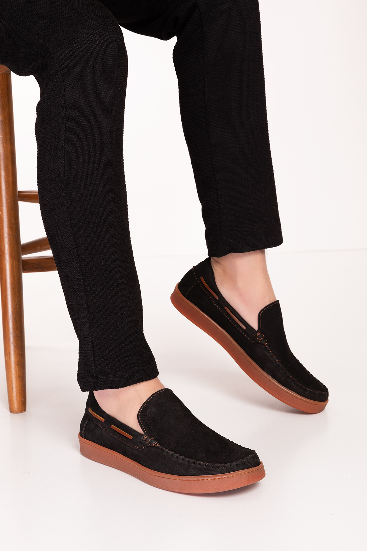 Gondol Erkek Hakiki Deri Rahat Taban Casual Ayakkabı tx.13930 - Görsel 2