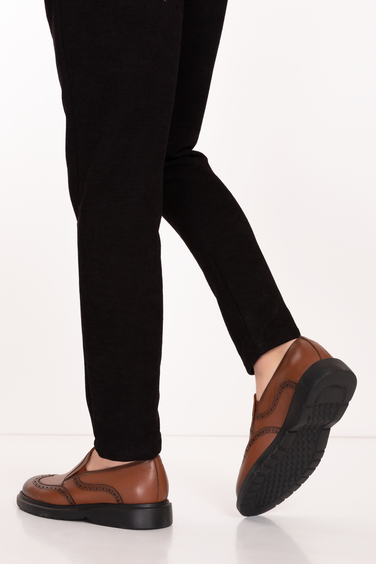 Gondol Erkek Hakiki Deri Hafif Taban Casual Ayakkabı tx.8812 - Görsel 3