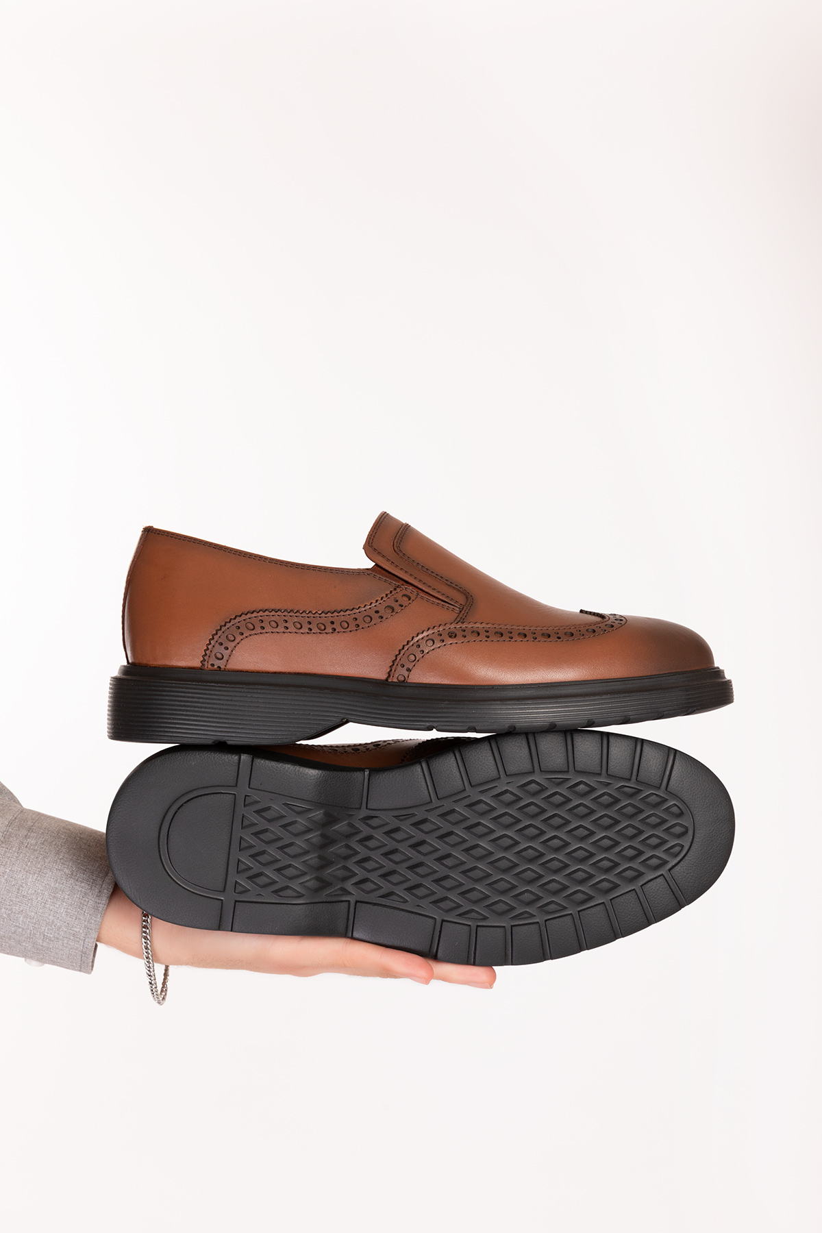 Gondol Erkek Hakiki Deri Hafif Taban Casual Ayakkabı tx.8812 - Görsel 6