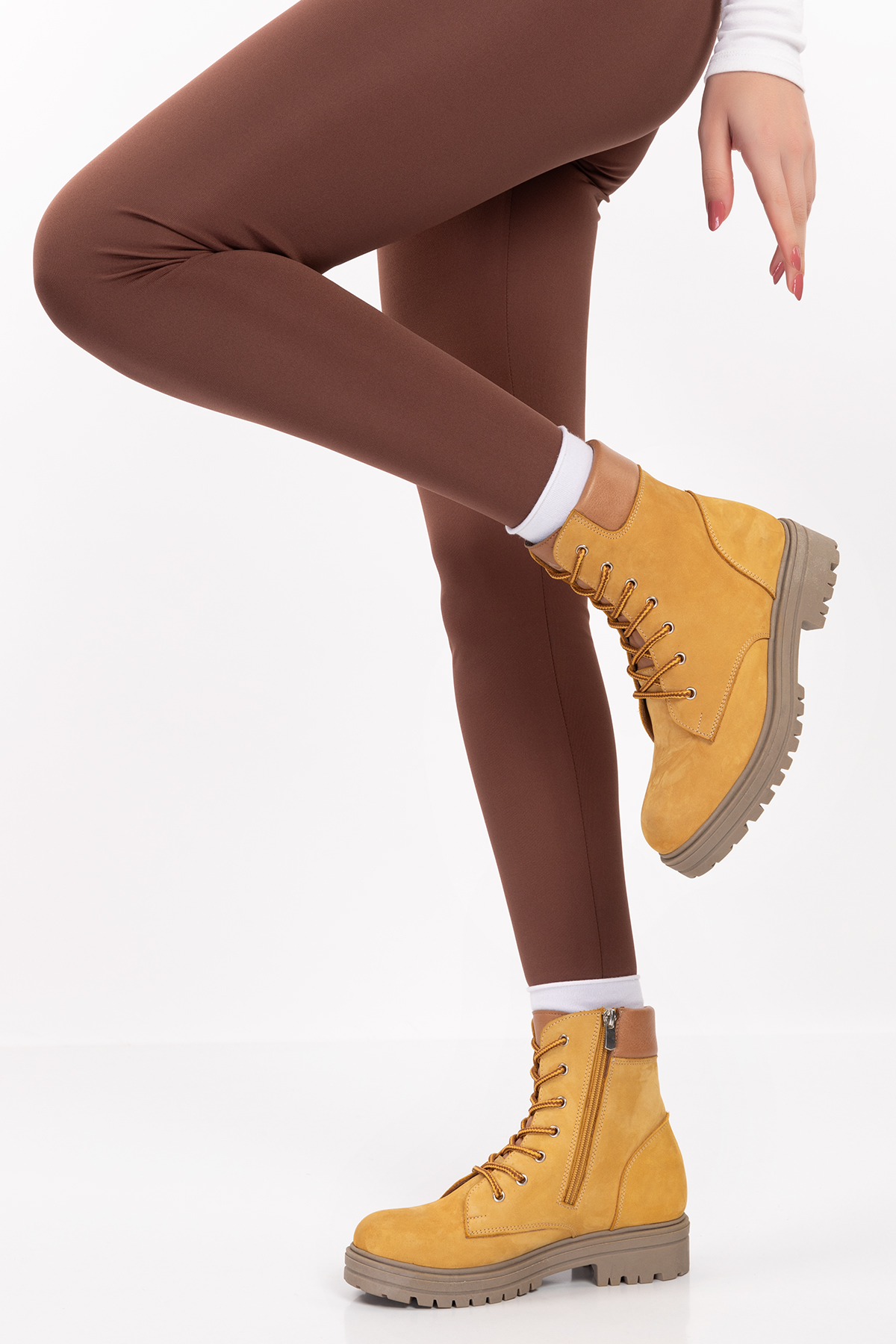 Gondol Hakiki Deri Nubuk Günlük Bot anl.2577 - Görsel 6