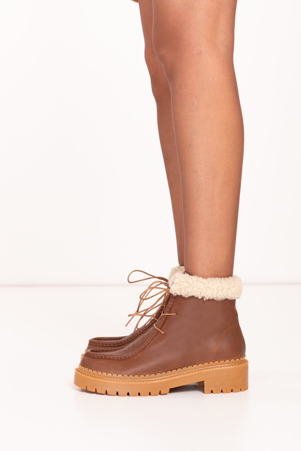 Gondol Kadın Hakiki Deri İçi Kürklü Rahat Bot wst.2243 - Görsel 8
