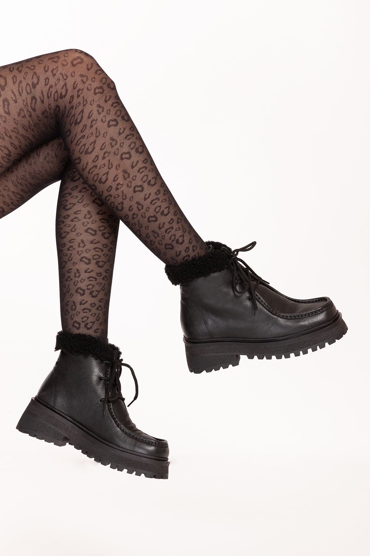 Gondol Kadın Hakiki Deri İçi Kürklü Rahat Bot wst.2243 - Görsel 2