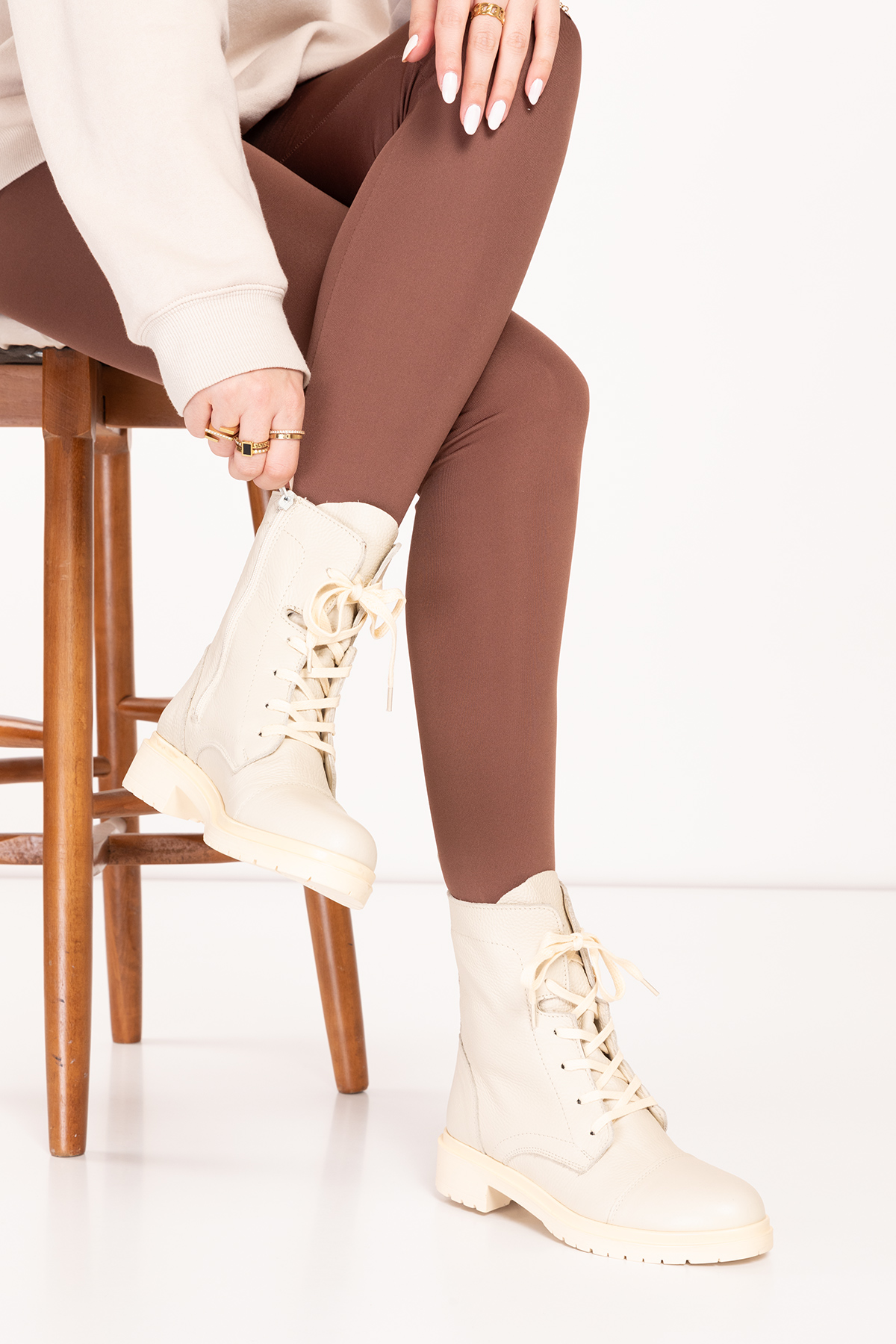 Gondol Kadın Hakiki Deri Günlük Postal wst.3020 - Görsel 4