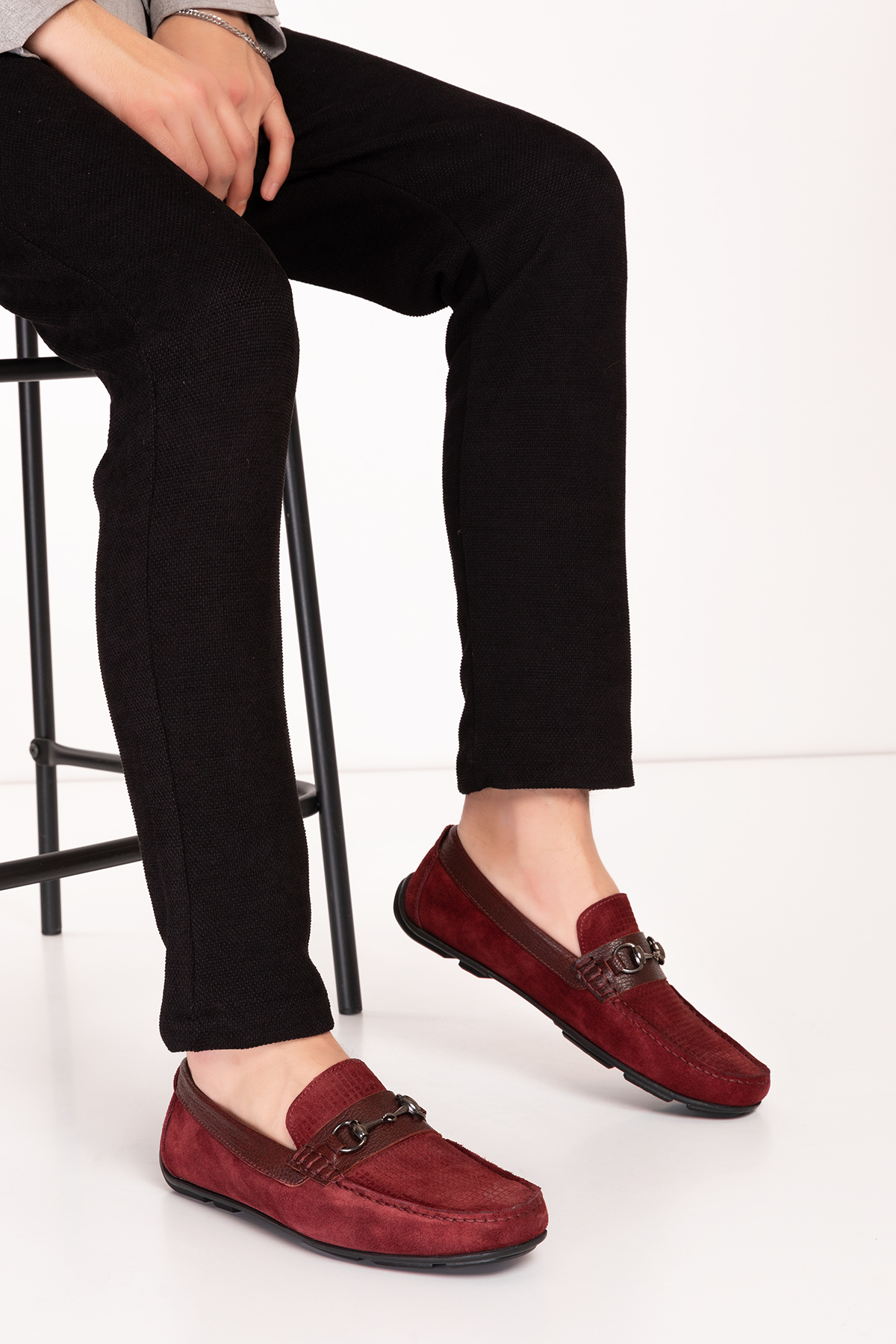 Gondol Erkek Hakiki Deri Hafif Taban Loafer Ayakkabı tx.220 - Görsel 3