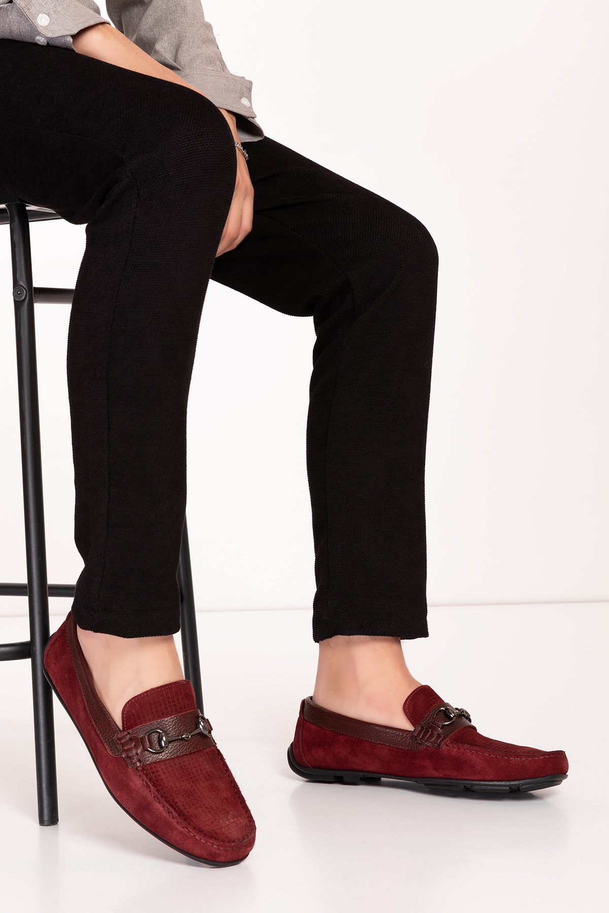 Gondol Erkek Hakiki Deri Hafif Taban Loafer Ayakkabı tx.220 - Görsel 4