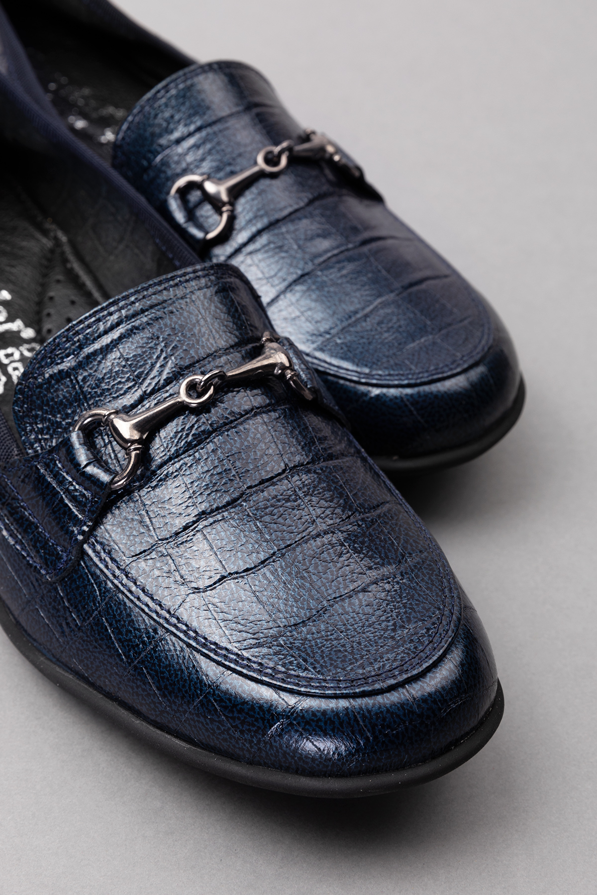 Gondol Kadın Hakiki Deri Anatomik Taban Lastikli Babet ell.7085 - Görsel 8