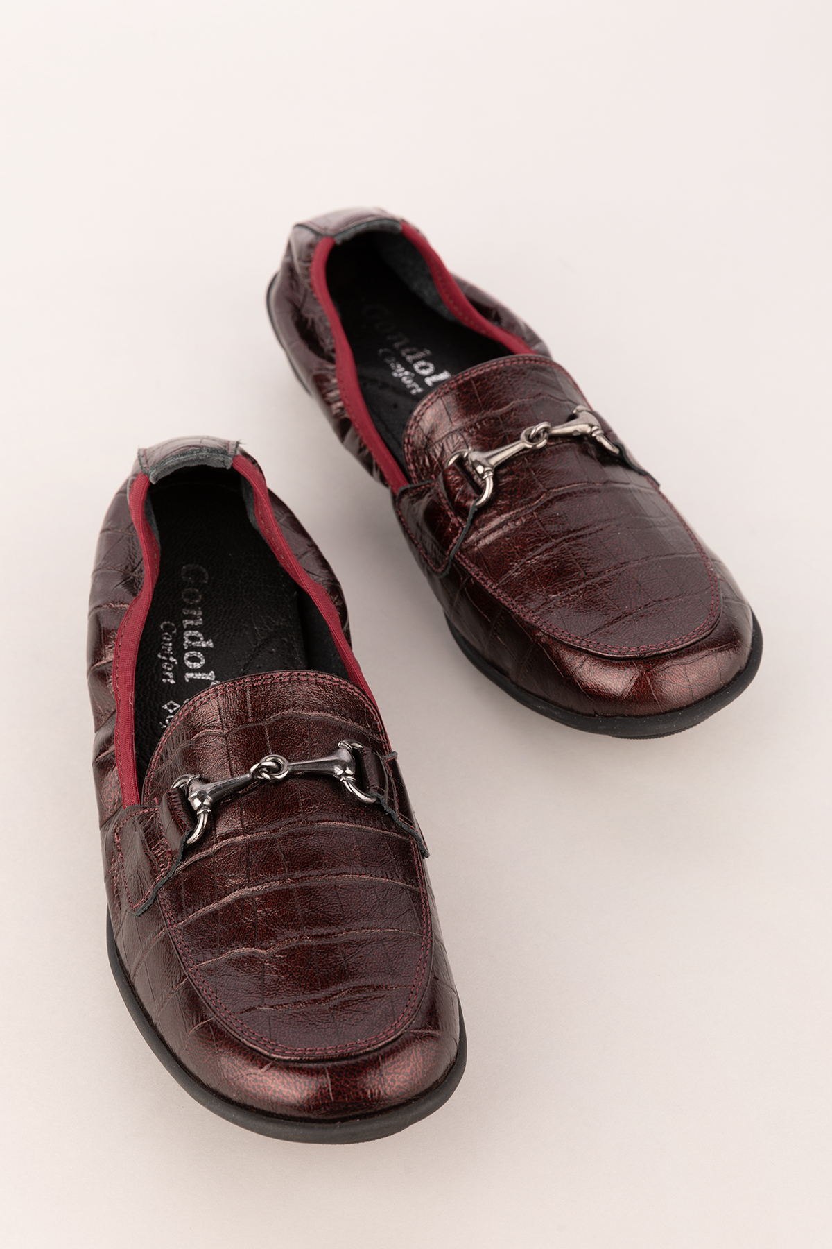 Gondol Kadın Hakiki Deri Anatomik Taban Lastikli Babet ell.7085 - Görsel 3