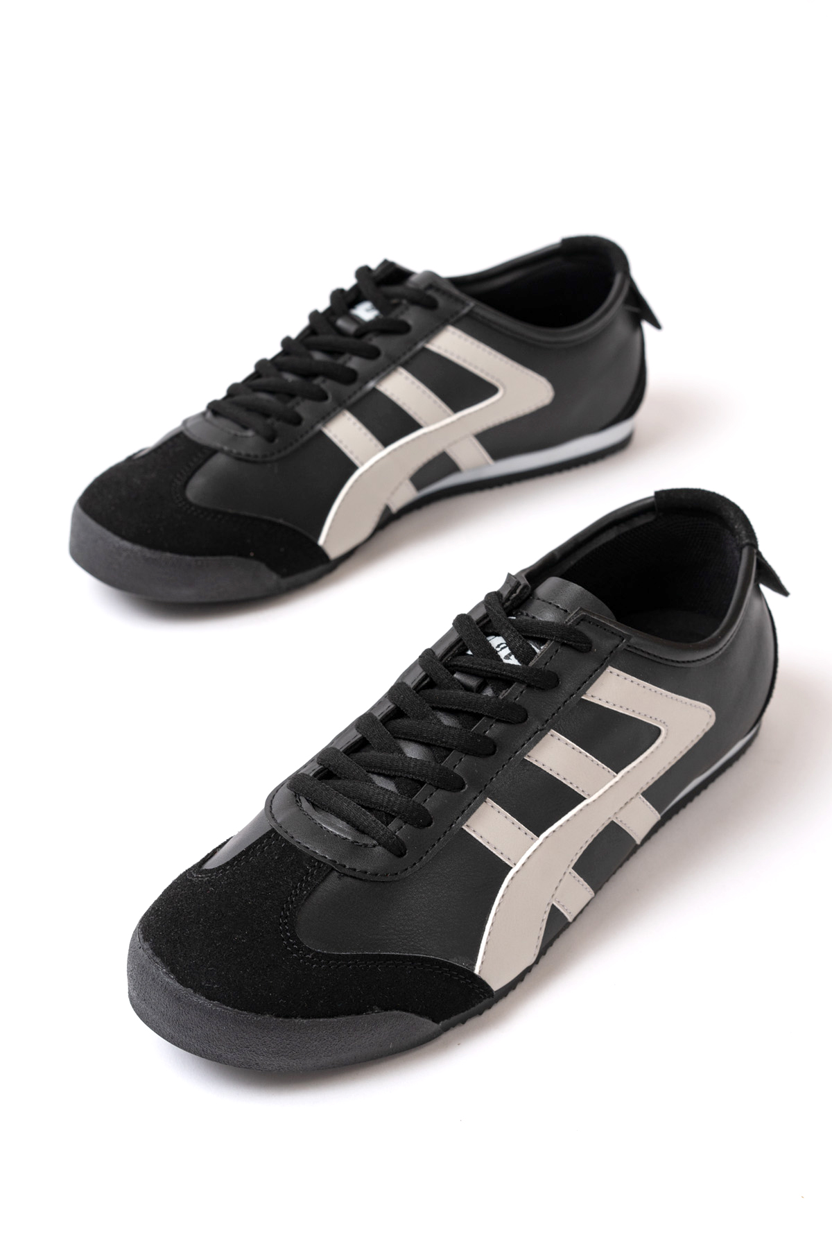 Uniseks Sneaker Spor Ayakkabı 614 Siyah Buz - Görsel 5