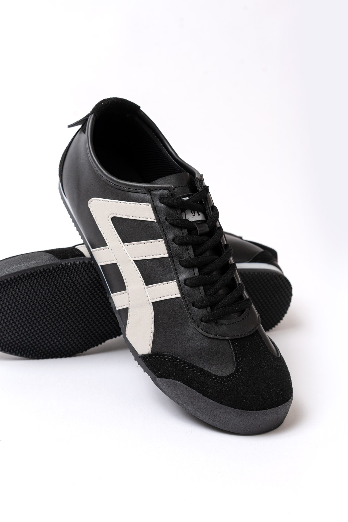 Uniseks Sneaker Spor Ayakkabı 614 Siyah Buz - Görsel 6