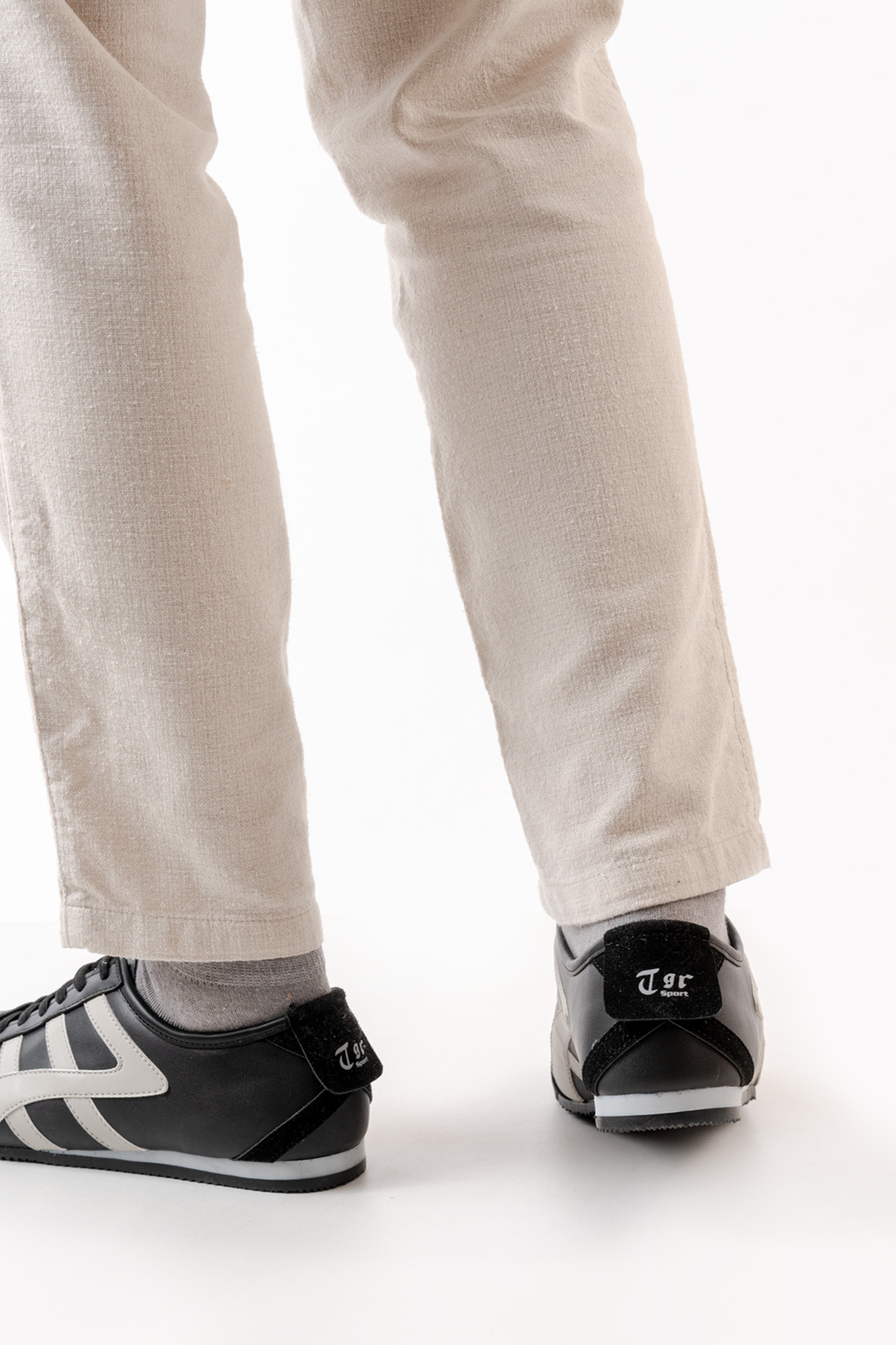 Uniseks Sneaker Spor Ayakkabı 614 Siyah Buz - Görsel 7