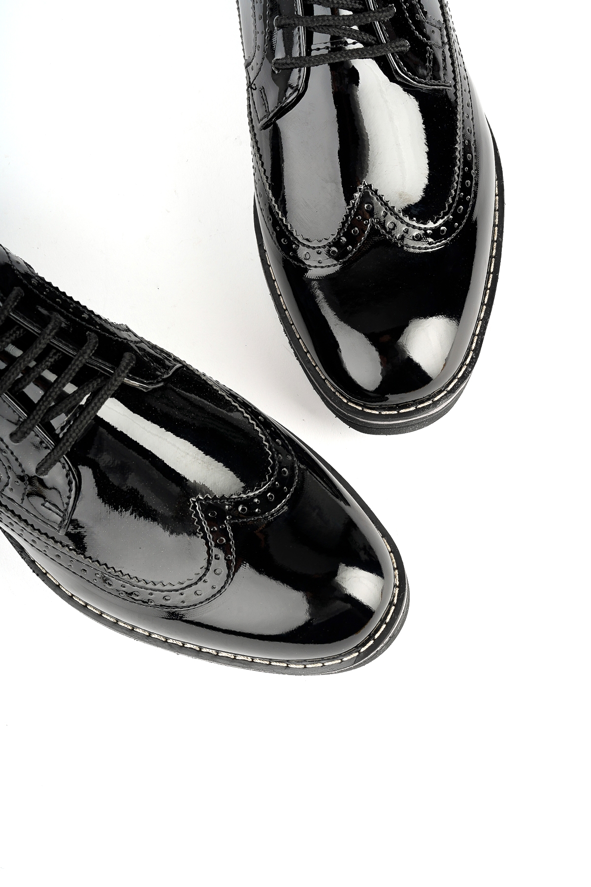 Oxford Erkek Ayakkabı Oxford Erkek Ayakkabı .1118 Rugan Siyah - Görsel 7