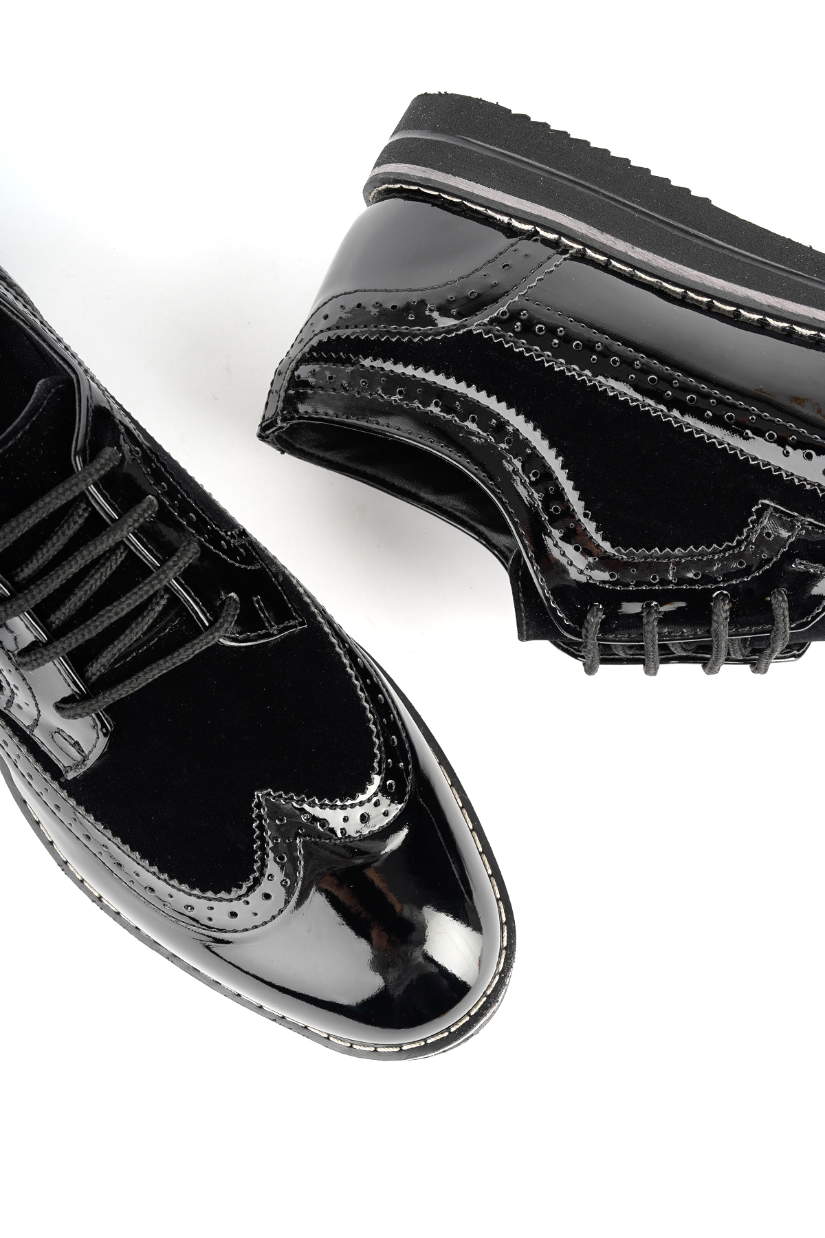 Oxford Erkek Ayakkabı Oxford Erkek Ayakkabı .1118 Siyah Garni - Görsel 4