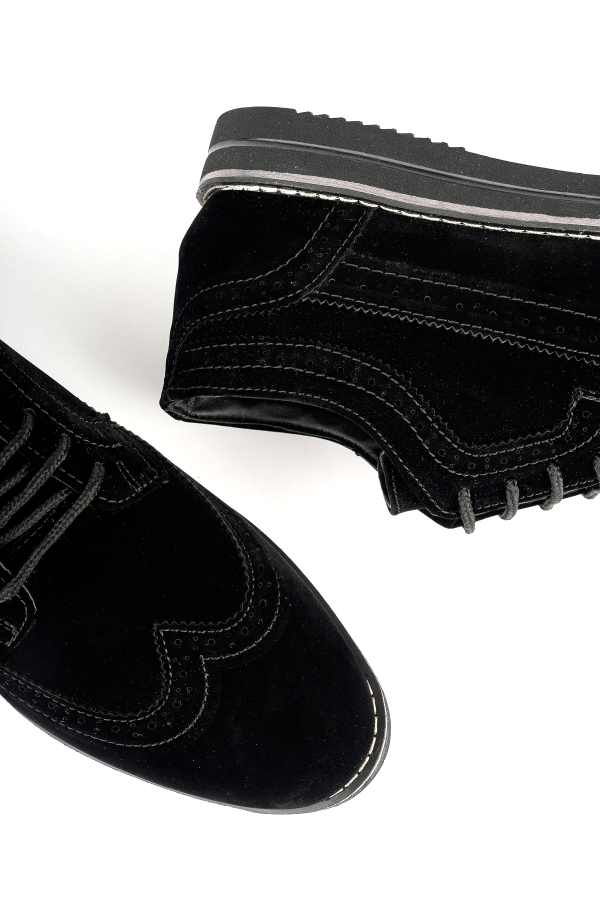 Oxford Erkek Ayakkabı Oxford Erkek Ayakkabı .1118 NUBUK SİYAH - Görsel 5