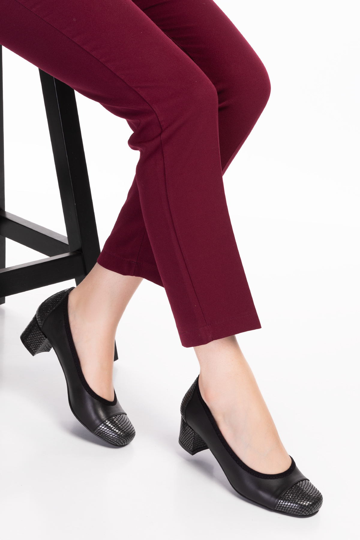 Gondol Kadın Hakiki Deri Rahat Günlük Topuklu Ayakkabı şhn.875 - Görsel 3